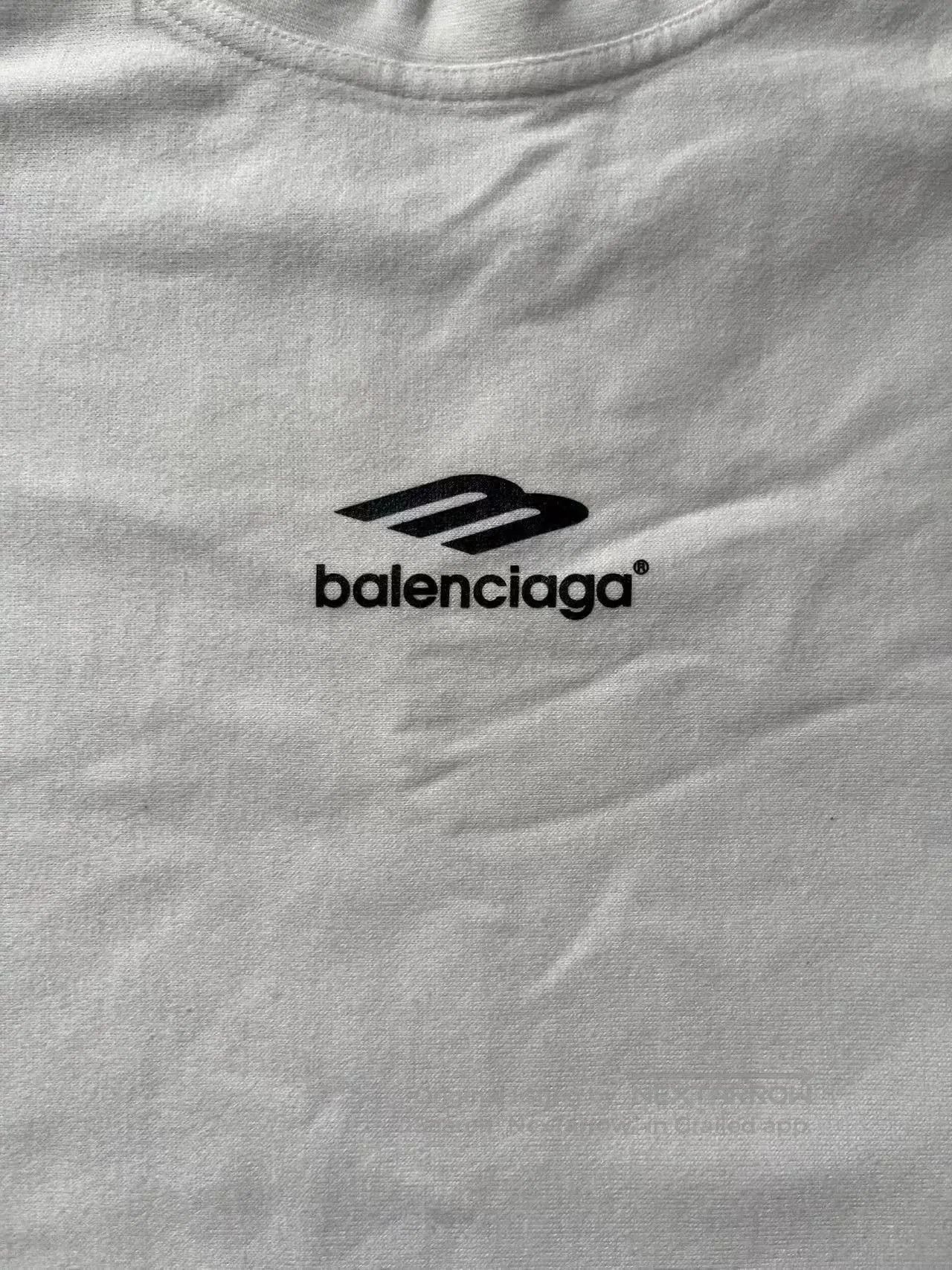 Balenciaga Balenciaga Logo Print Loose Crewneck T. Size US XXS / EU 40 - 3 Thumbnail