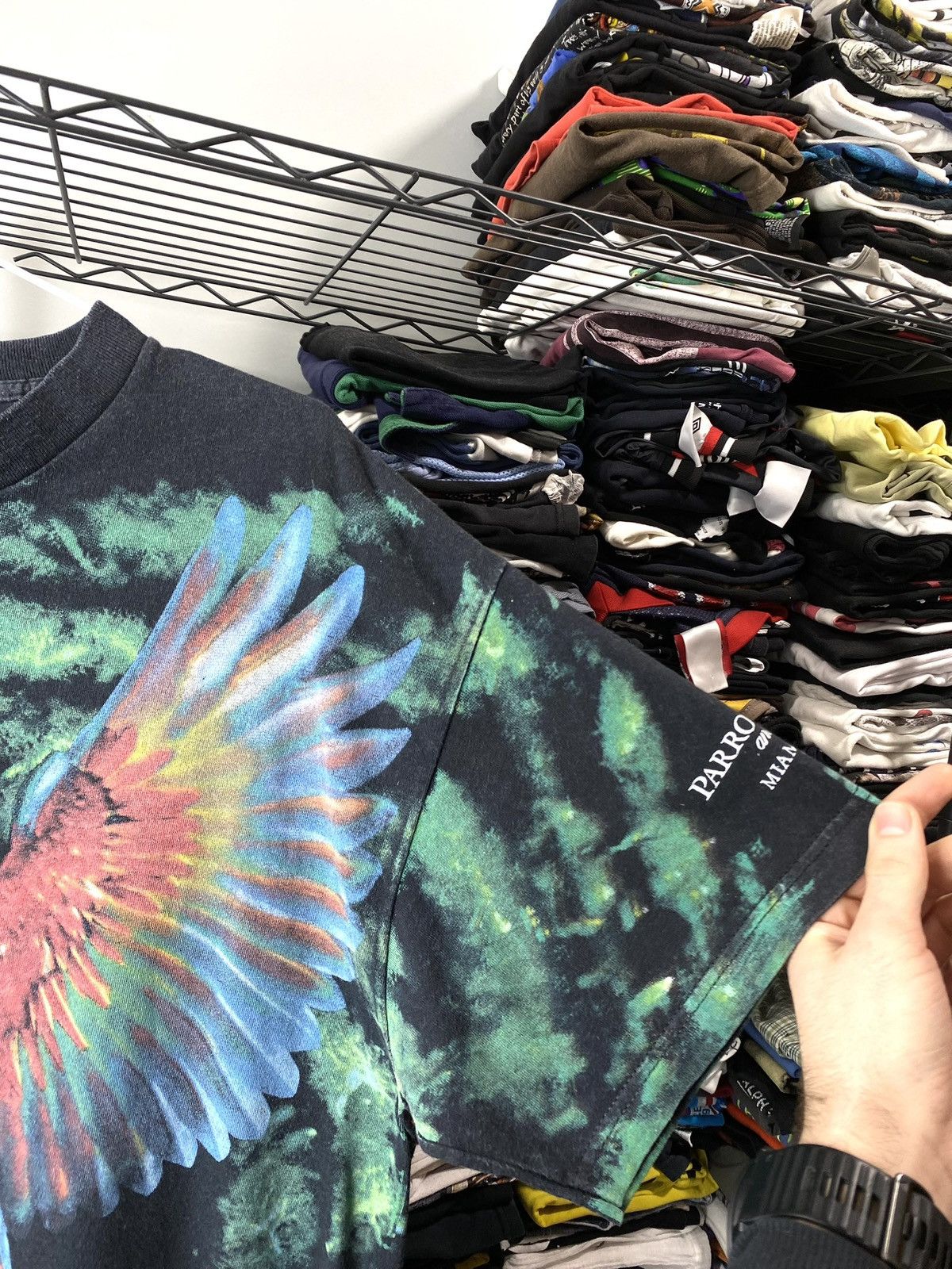 Vintage 💥Rare! 1990’s Vintage Birds Of Tropics T Shirt Art Animals Size US XL / EU 56 / 4 - 5 Thumbnail