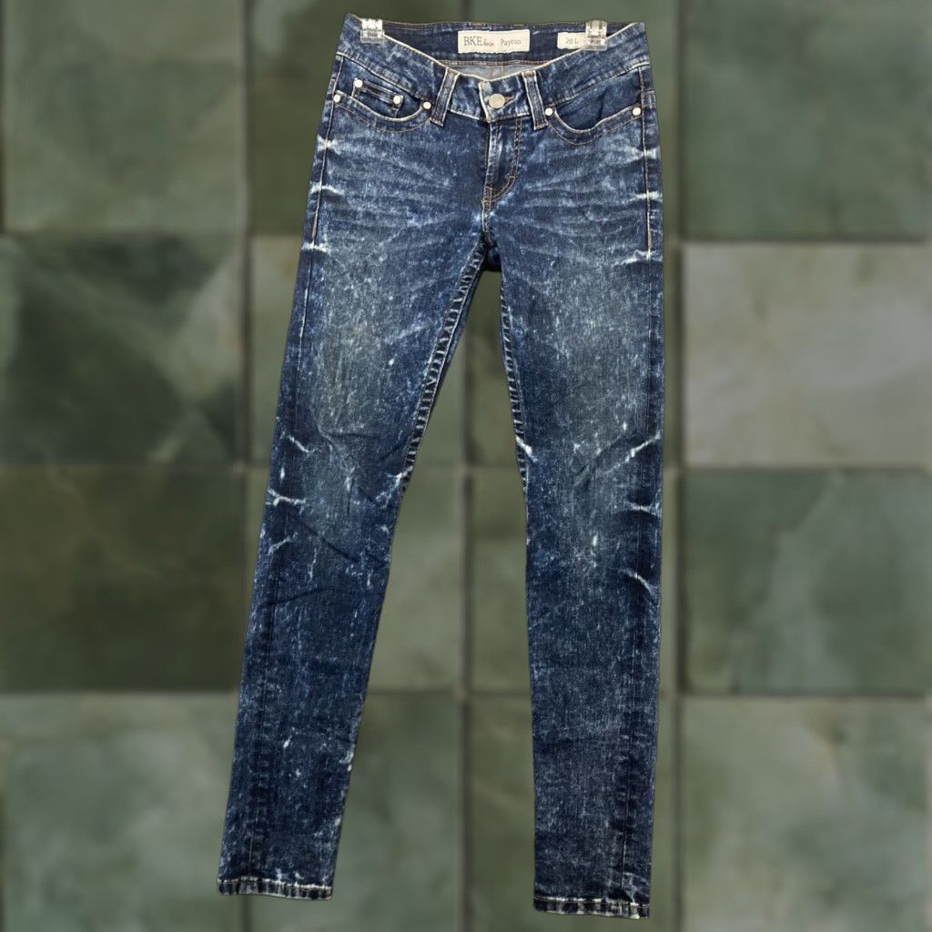 BKE BKE Denim Payton Jeans Womens 26 Skinny Denim Blue Acid Wash 5-Pocket Style Size 26" / US 2 / IT 38 - 1 Thumbnail