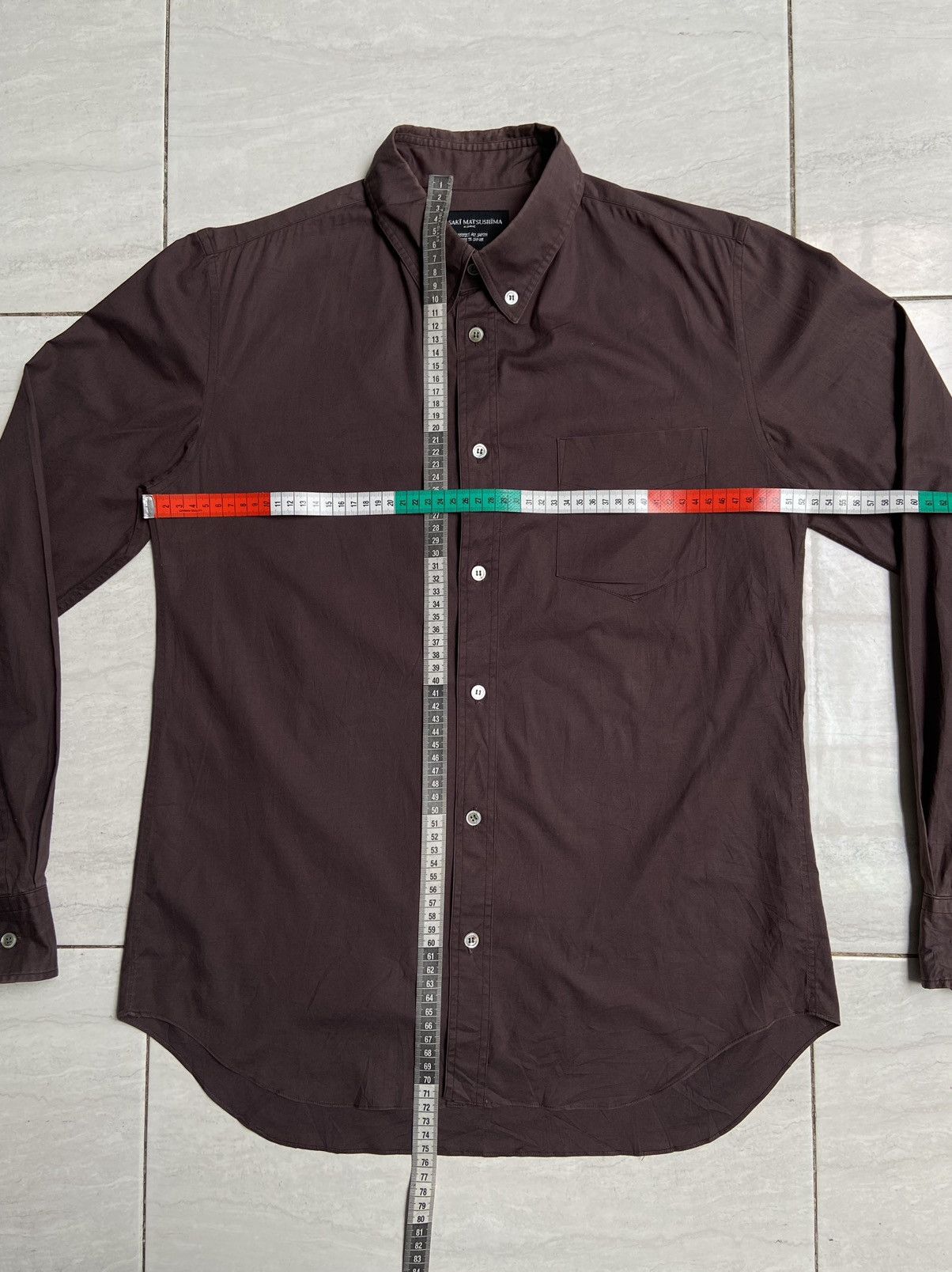 Masaki Matsushima MASAKI MATSUSHIMA Brown Shirt Size US M / EU 48-50 / 2 - 2 Thumbnail
