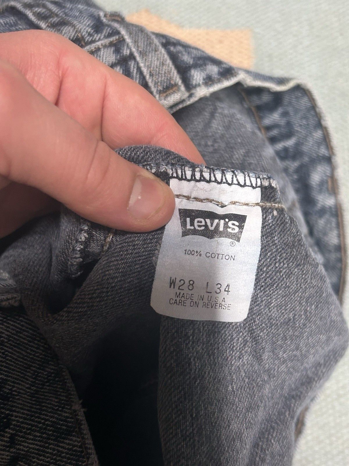 Vintage 90s Levi’s silvertab jeans dark tapered distressed USA 27x33 Size 27" / US 4 / IT 40 - 5 Thumbnail