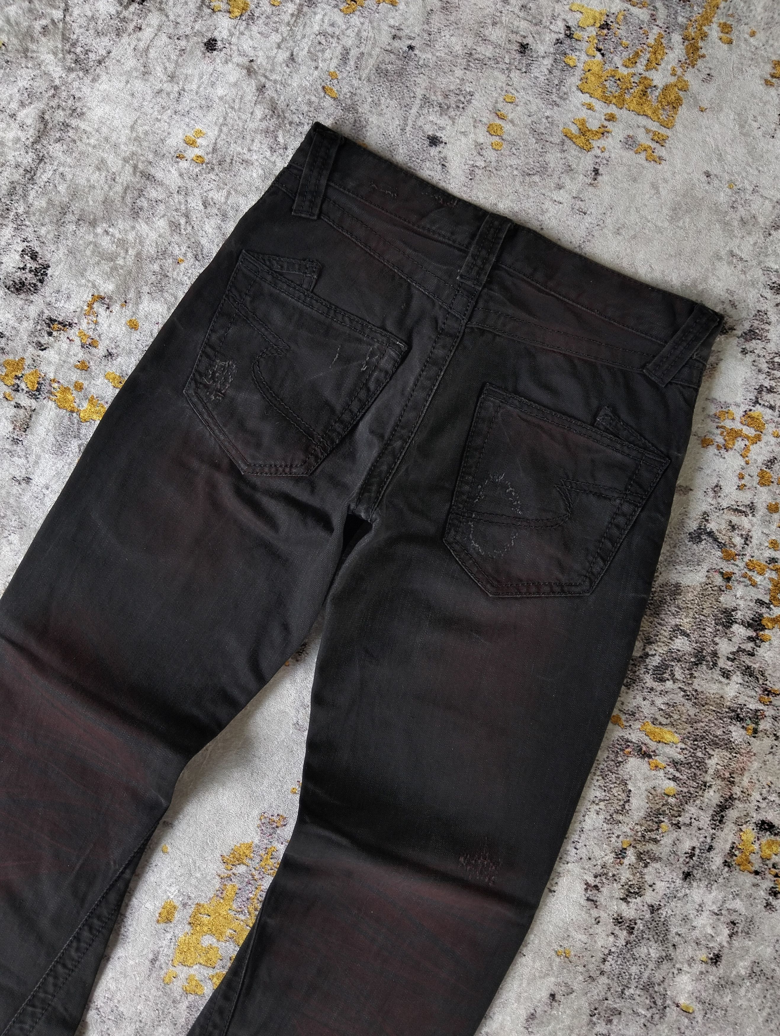 semanticdesign Semantic Design Japan Flared Bootcut Waxed Spiral Jeans Size US 28 / EU 44 - 7 Thumbnail