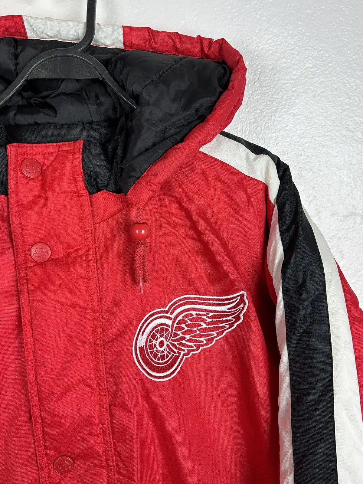NHL Vintage Starter Detroit Red Wings NHL Hockey Warm Jacket Size US L / EU 52-54 / 3 - 4 Thumbnail