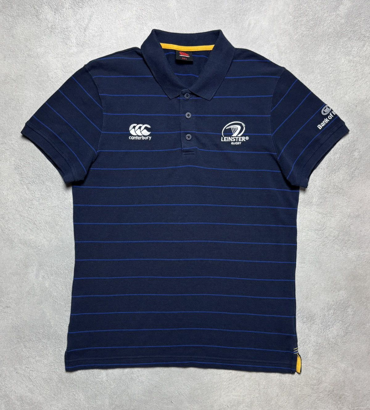 Canterbury of New Zealand Leinster 2015 2016 Rugby Striped Polo Shirt Canterbury Size US L / EU 52-54 / 3 - 1 Thumbnail