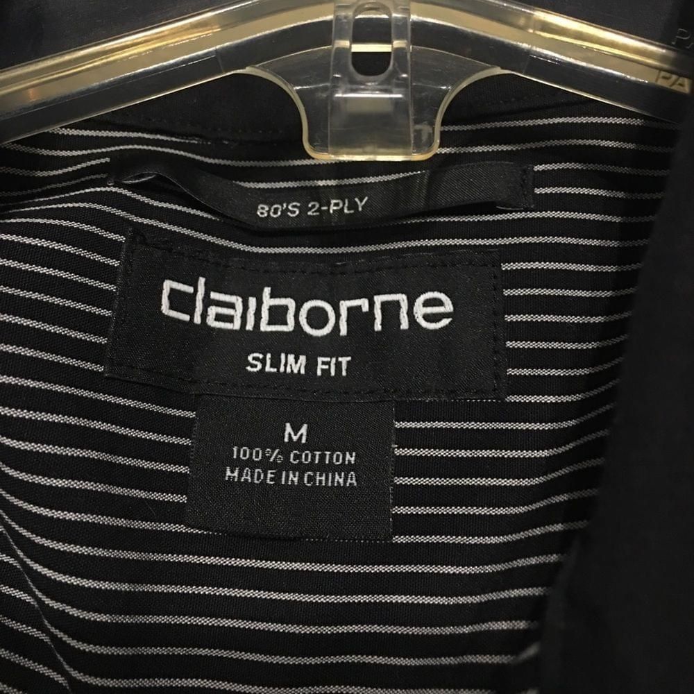 Liz Claiborne Men’s Claiborne Button Down Shirt Size US M / EU 48-50 / 2 - 4 Thumbnail