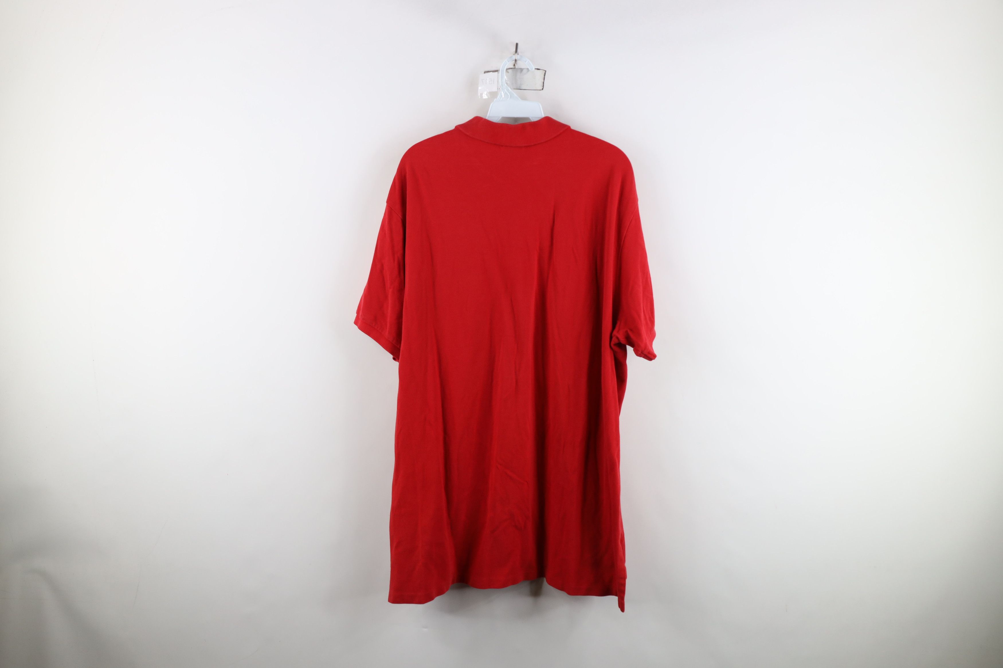 Ralph Lauren Vintage 90s Ralph Lauren Big Pony Collared Polo Shirt Red Size US XXL / EU 58 / 5 - 13 Thumbnail