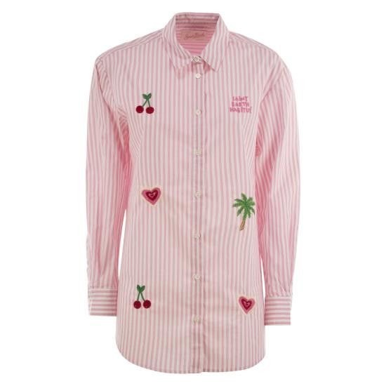 MC2 Saint Barth MC2 SAINT BARTH Women Shirts BRIG001 PINK Size S / US 4 / IT 40 - 1 Thumbnail