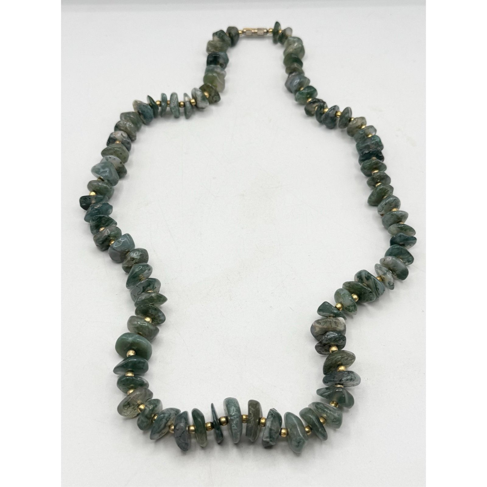 Vintage Vintage stone chips beaded long necklace Size ONE SIZE - 1 Thumbnail