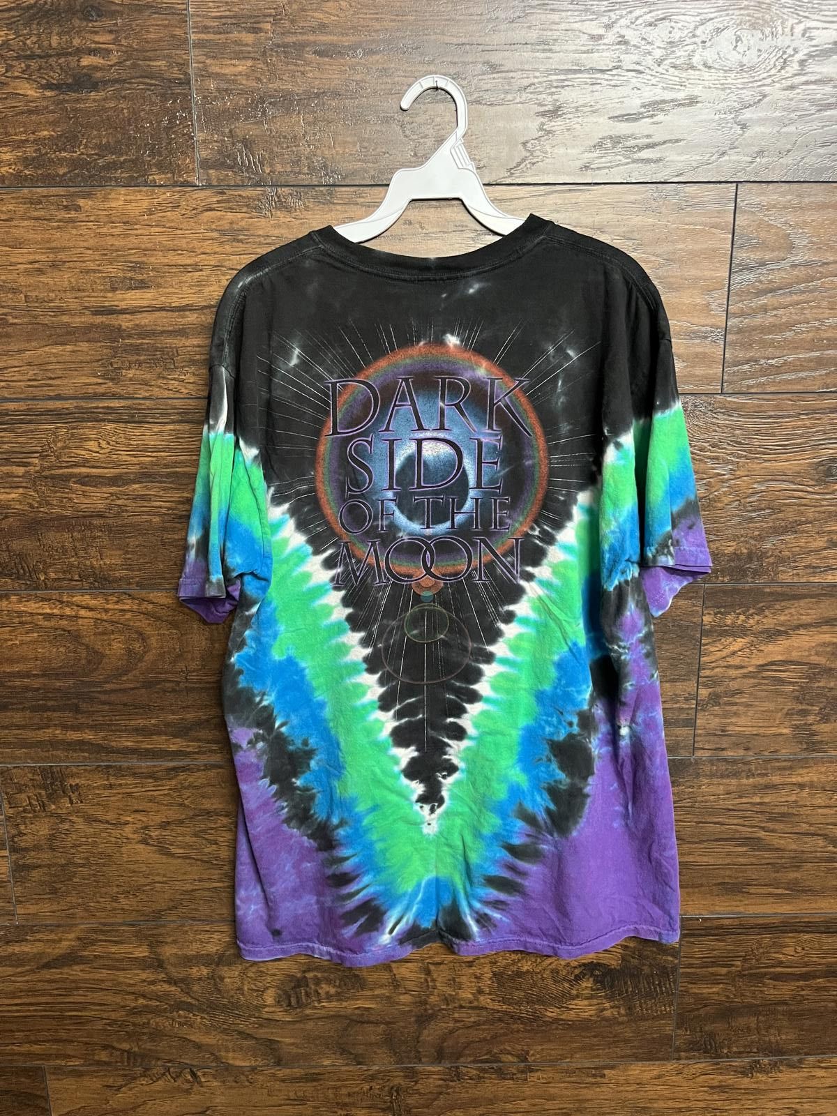 Liquid Blue Liquid Blue Pink Floyd Tie Dye - Dark Side of the Moon Tee L Size US L / EU 52-54 / 3 - 2 Thumbnail