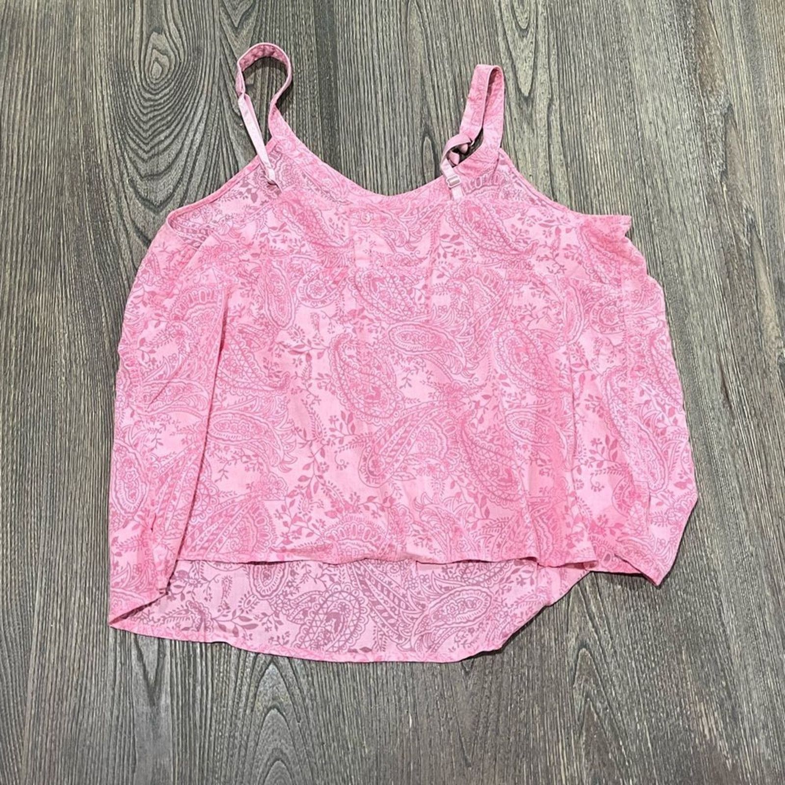 Vintage Cato Paisley Printed Cami Top Scoop Neck Strappy Size 18/20W Size L / US 10 / IT 46 - 2 Thumbnail