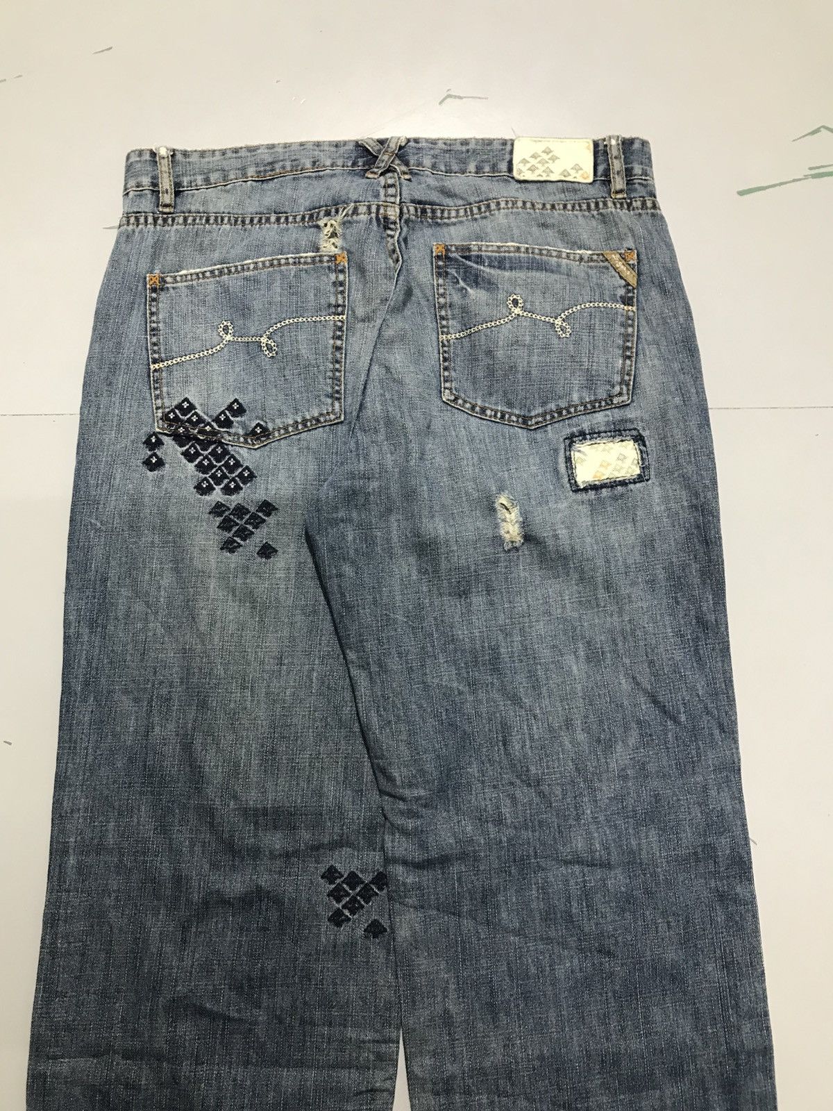 Southpole Vintage Hiphop embroidered denim Size US 36 / EU 52 - 12 Thumbnail