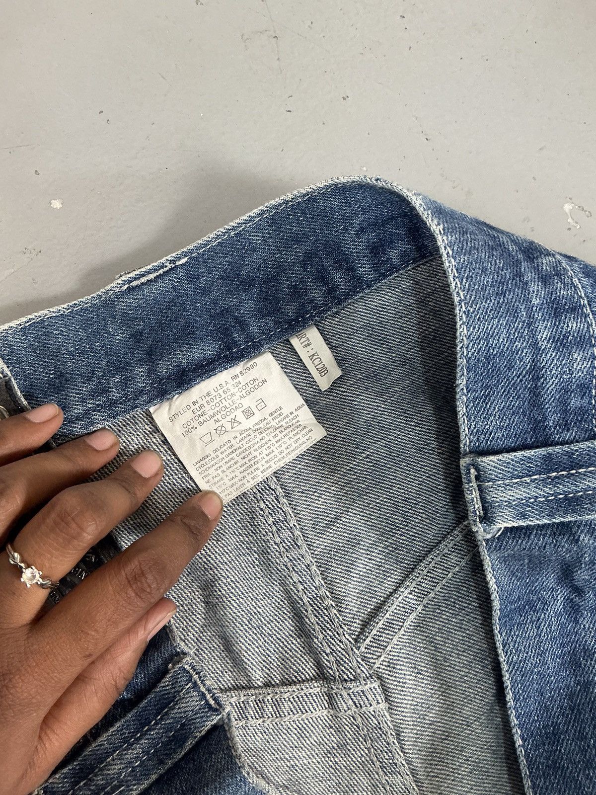 Karl Kani × Vintage Vintage Karl Kani embroidered denim Size US 34 / EU 50 - 10 Thumbnail