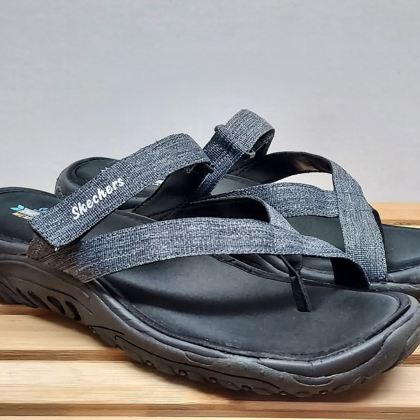 SKECHERS Skechers Womens | Grey | Reggae Strappy Sandals Size 9 Size US 9 / IT 39 - 1 Thumbnail