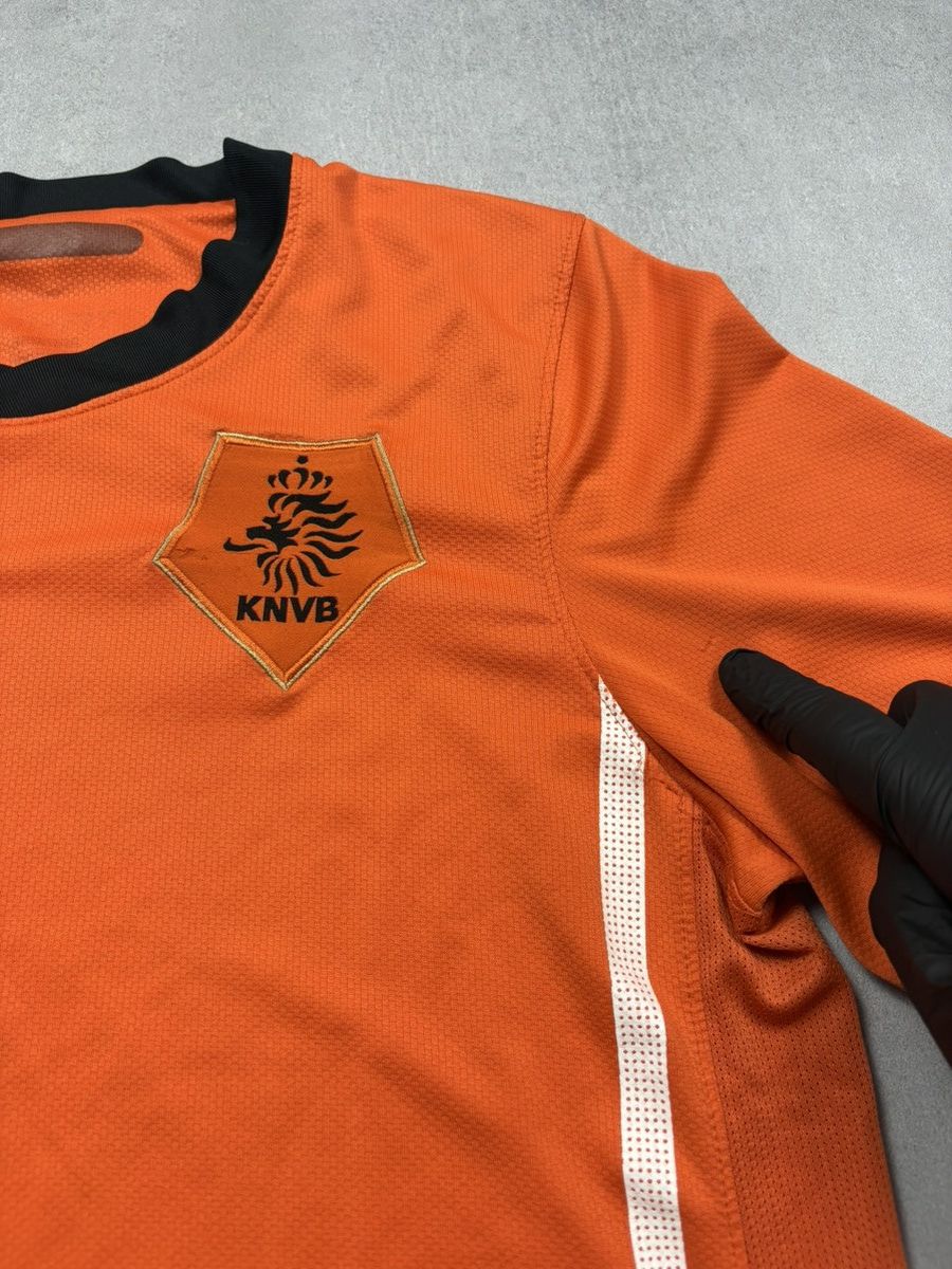 Nike Netherlands Nike Home Kit Jersey 2010 KNVB Dri-Fit Holland Size US S / EU 44-46 / 1 - 6 Thumbnail