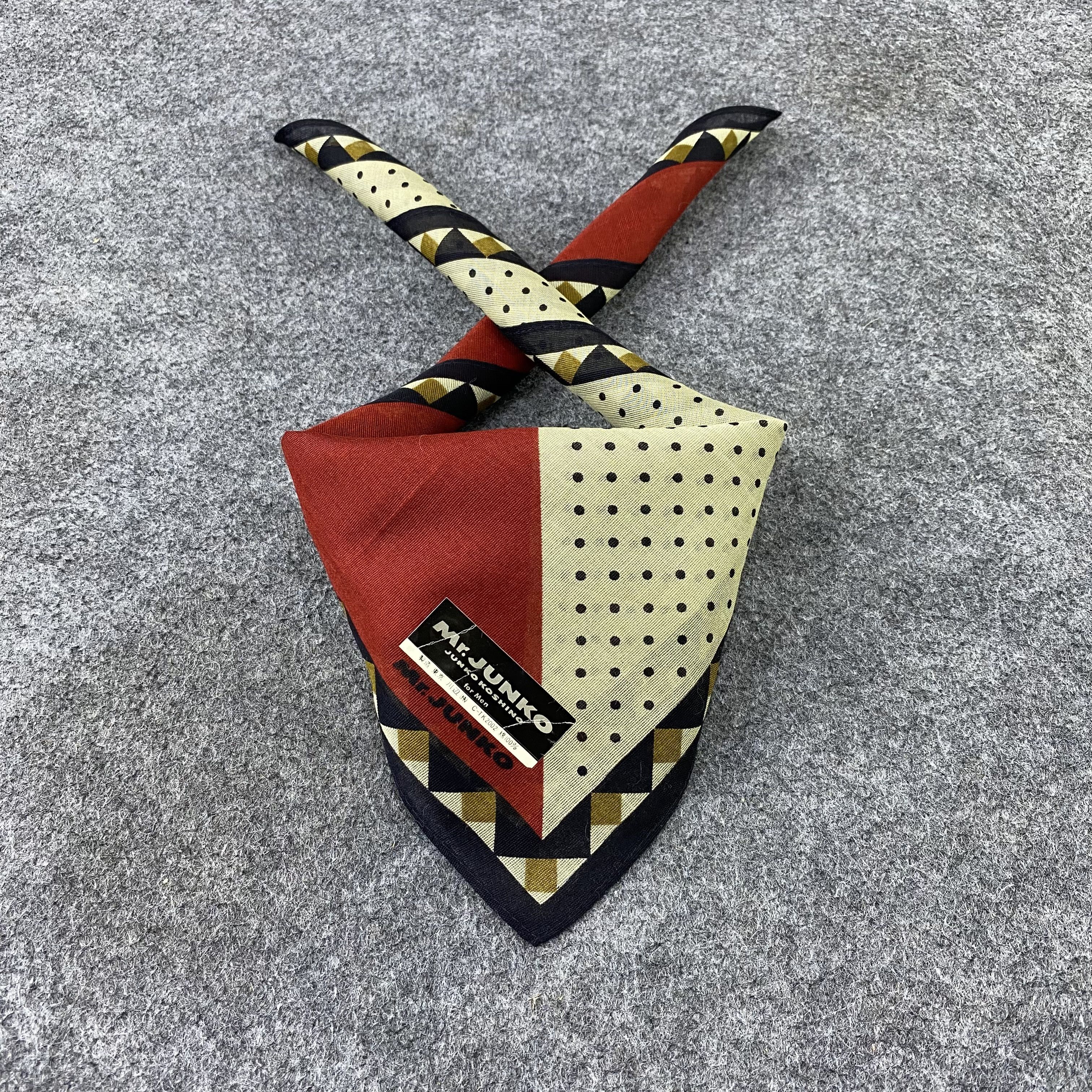 Japanese Brand Mr. Junko Handkerchief / Bandana / Neckerchief-B1376 Size ONE SIZE - 2 Thumbnail
