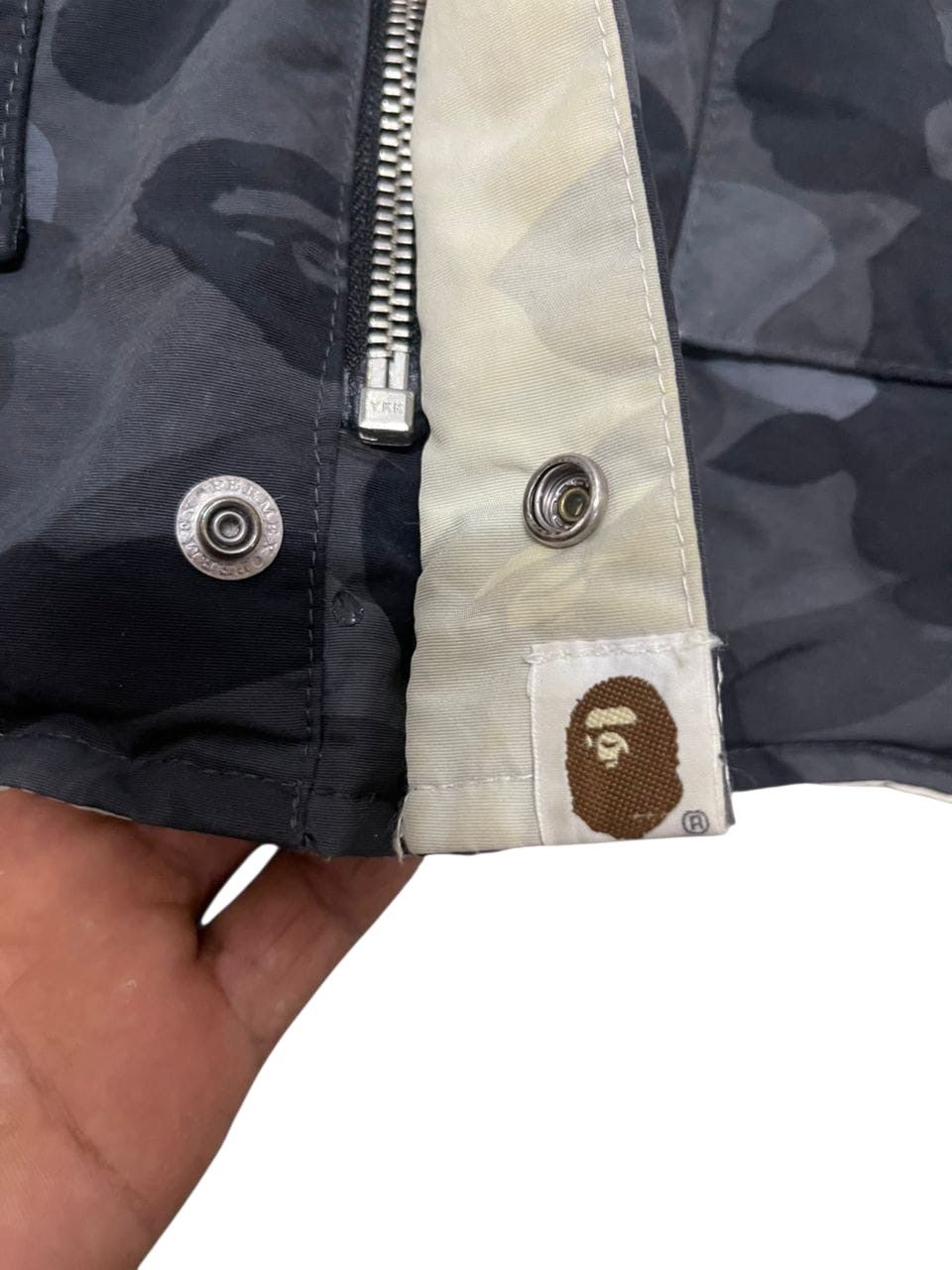 Bape A Bathing Ape Revesible Puffer Jacket Black & White Camo Size US M / EU 48-50 / 2 - 15 Thumbnail
