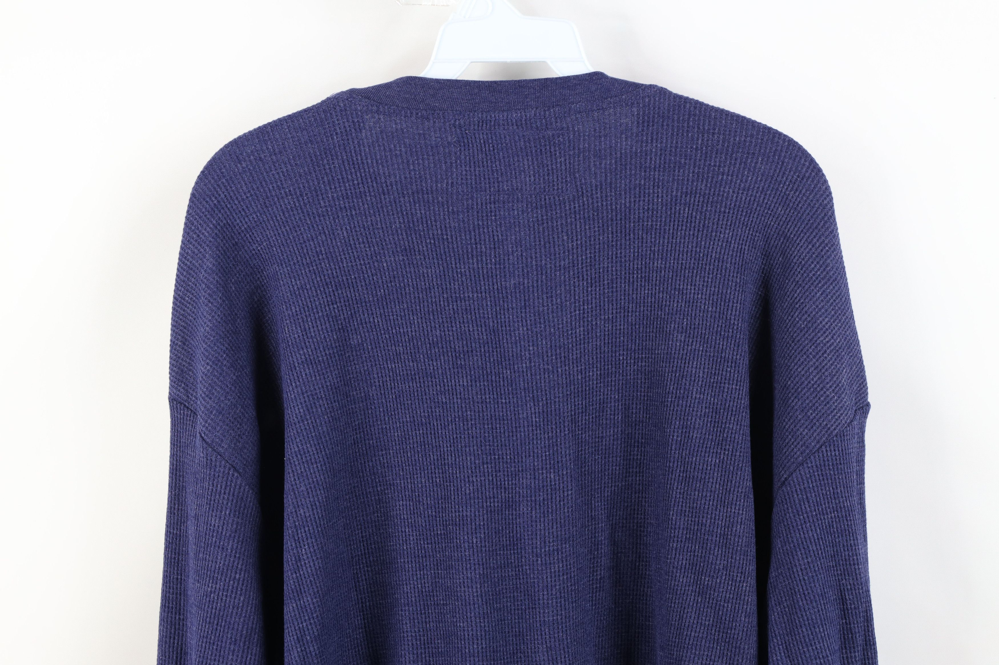 Vintage Vintage Y2K Streetwear Waffle Knit Long Sleeve T-Shirt Size US XL / EU 56 / 4 - 9 Thumbnail