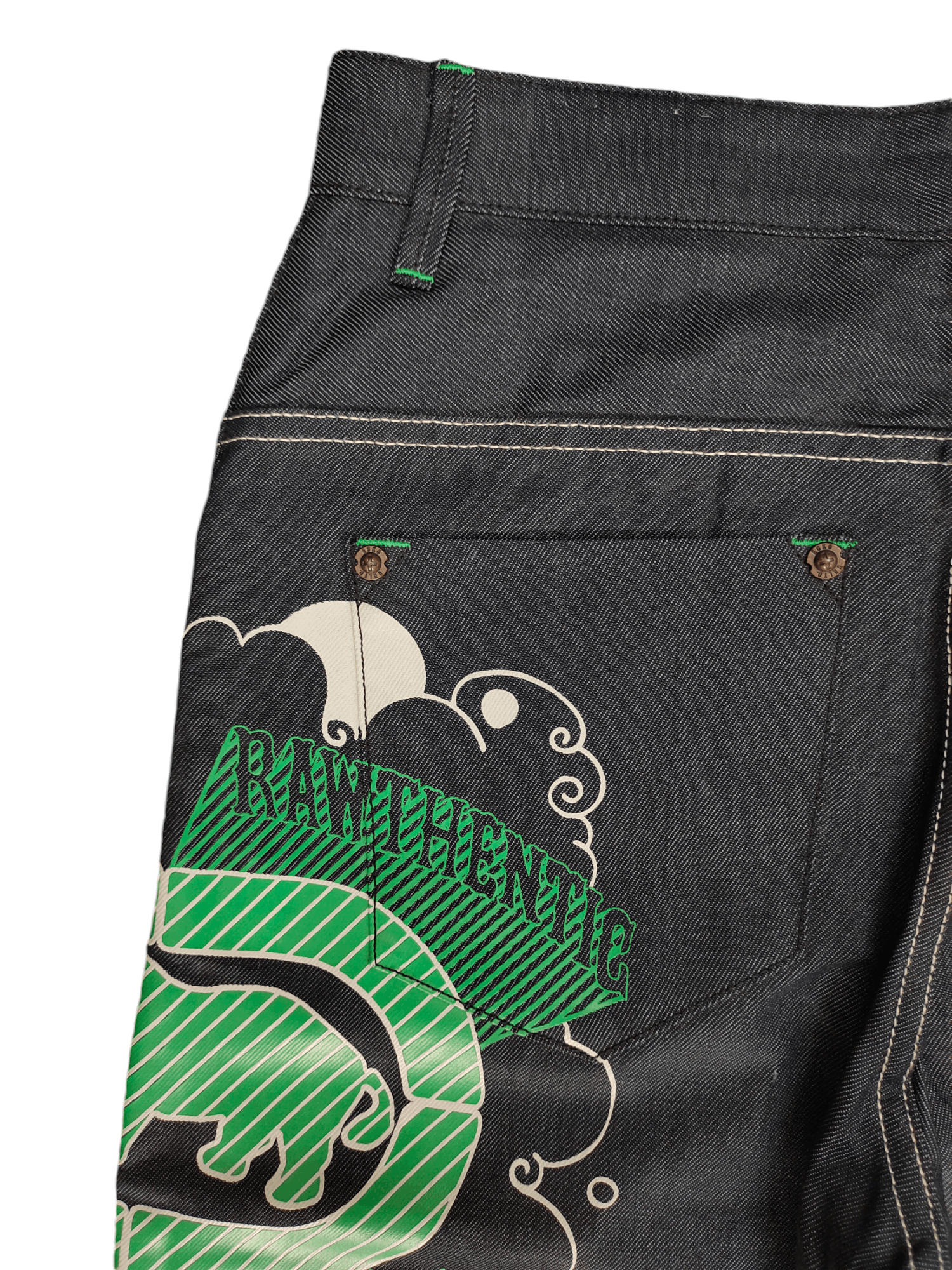 Ecko Unltd. Vintage Y2k Ecko Big Logo Rhino Graffiti Print Baggy Jeans Size US 29 - 11 Thumbnail