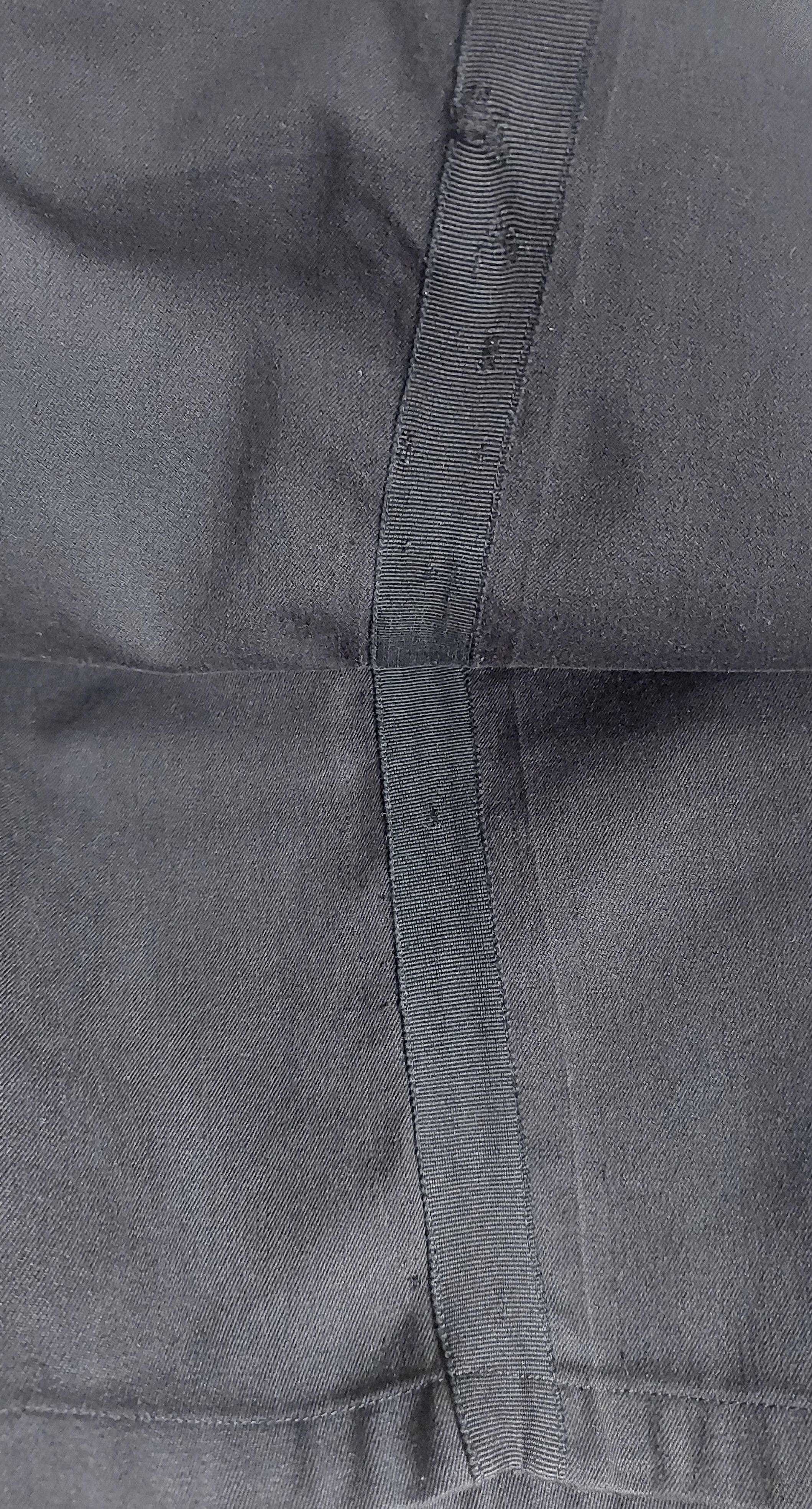 Chanel Chanel Black Cotton Cropped Pants with Side Tape Size 28" / US 6 / IT 42 - 22 Thumbnail
