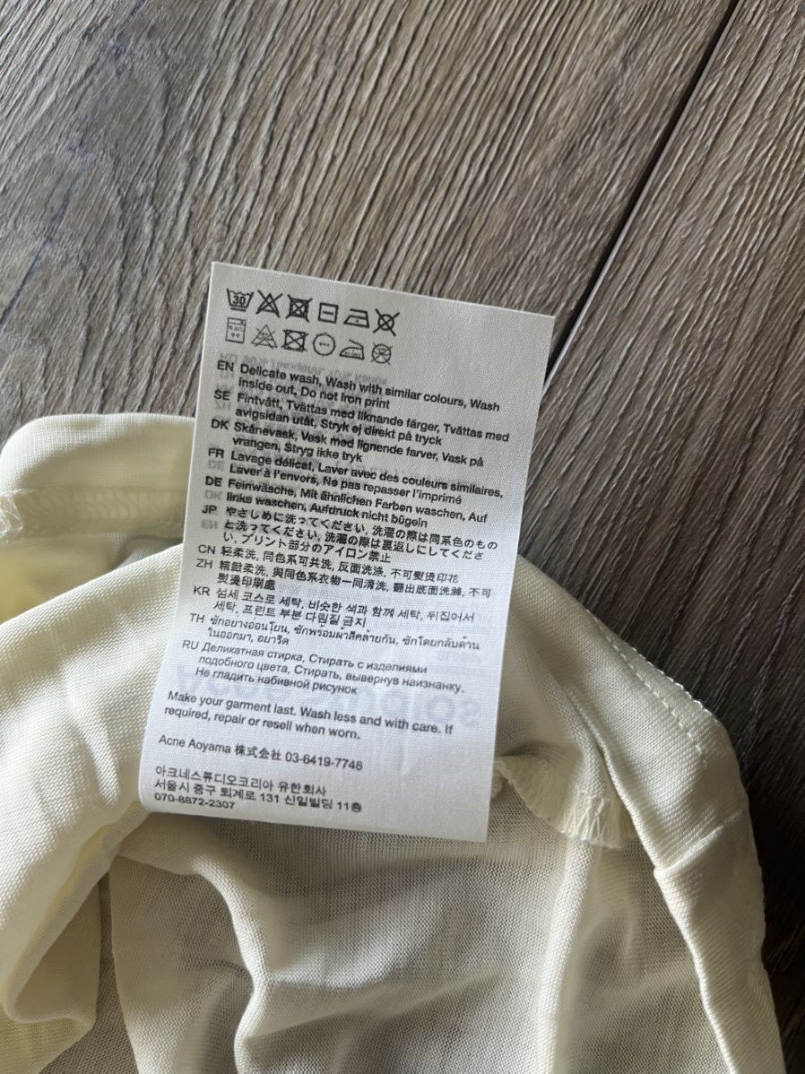 Acne Studios Acne Studios SS24 Logo Jersey T-Shirt Size US XL / EU 56 / 4 - 5 Thumbnail