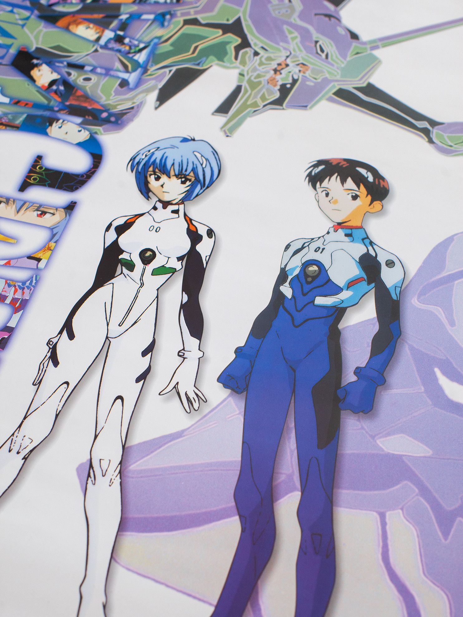 RARE! 2000 Y2K Neon Genesis Evangelion Anime B2 Poster