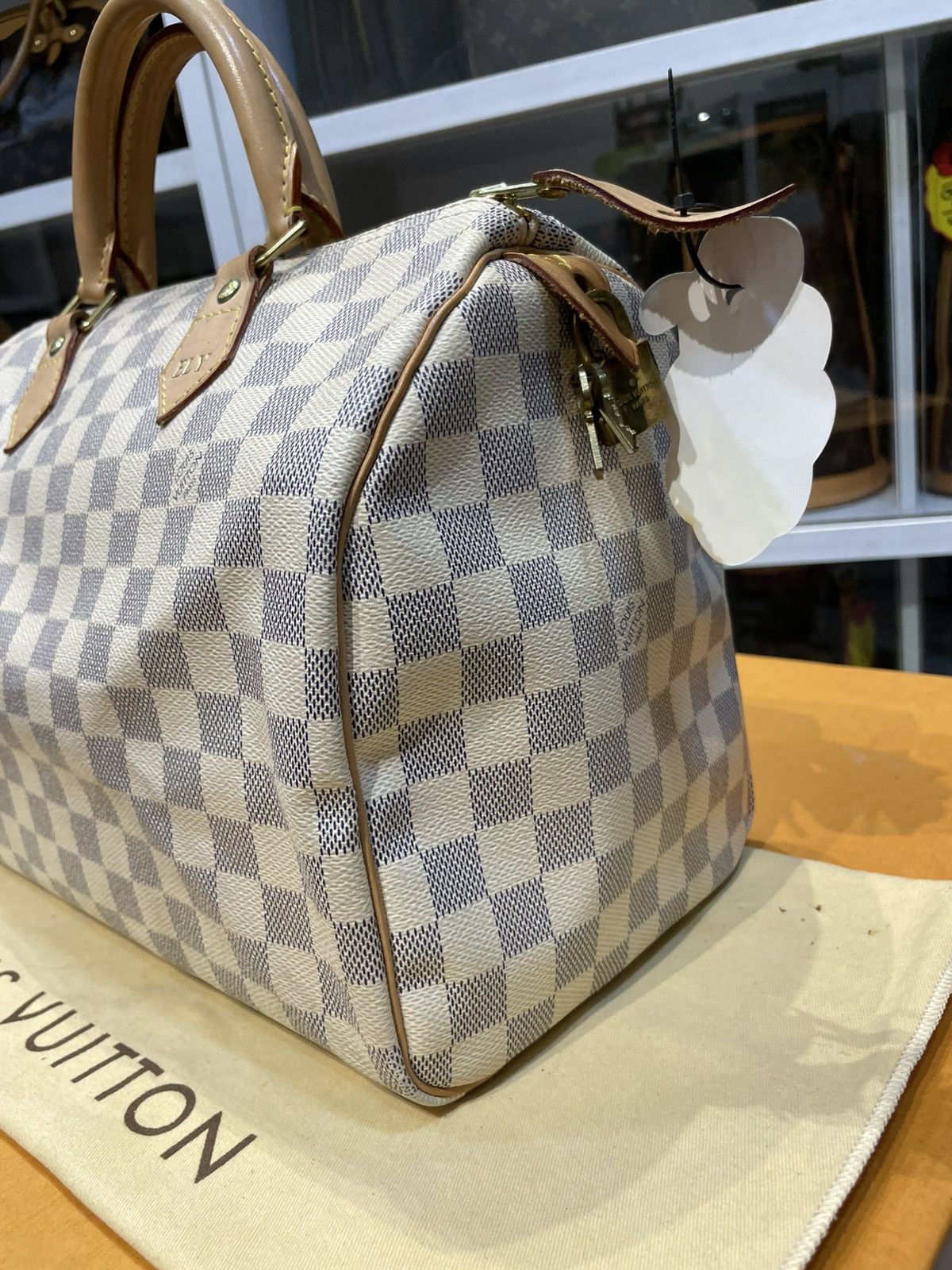 Louis Vuitton AUTHENTIC LOUIS VUITTON DAMIER AZURE SPEEDY 30 Size ONE SIZE - 4 Thumbnail
