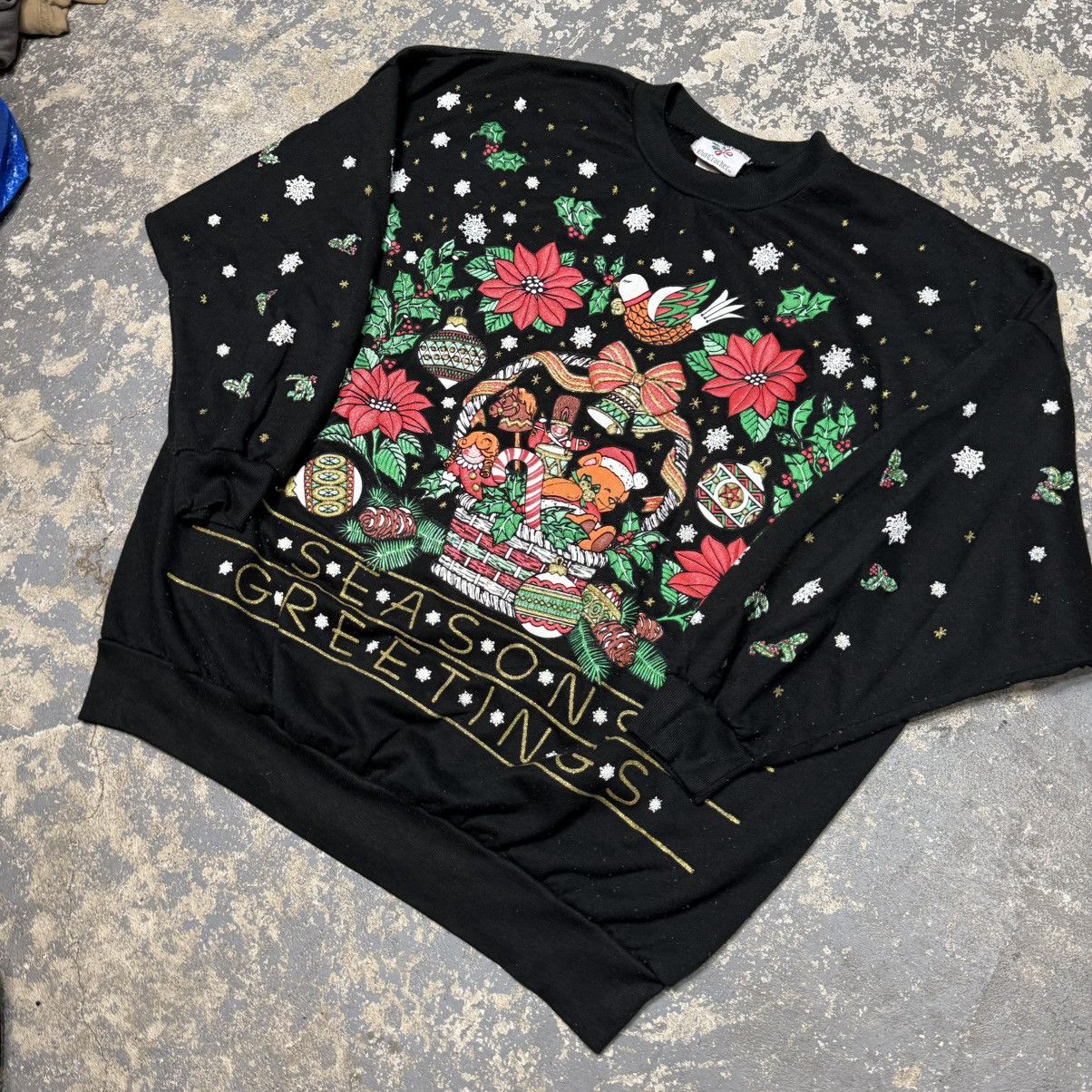 Carhartt Vintage Seasons Greetings Christmas Nutcracker Aop Crewneck Size US XL / EU 56 / 4 - 2 Thumbnail