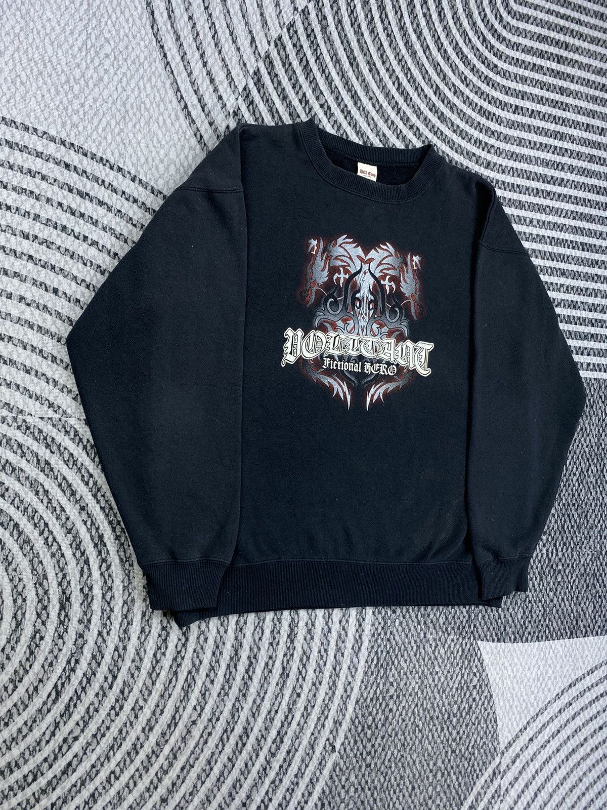 Affliction Hill Crop Affliction Style Printed Logo Crew Neck Sweatshirt Size US L / EU 52-54 / 3 - 3 Thumbnail