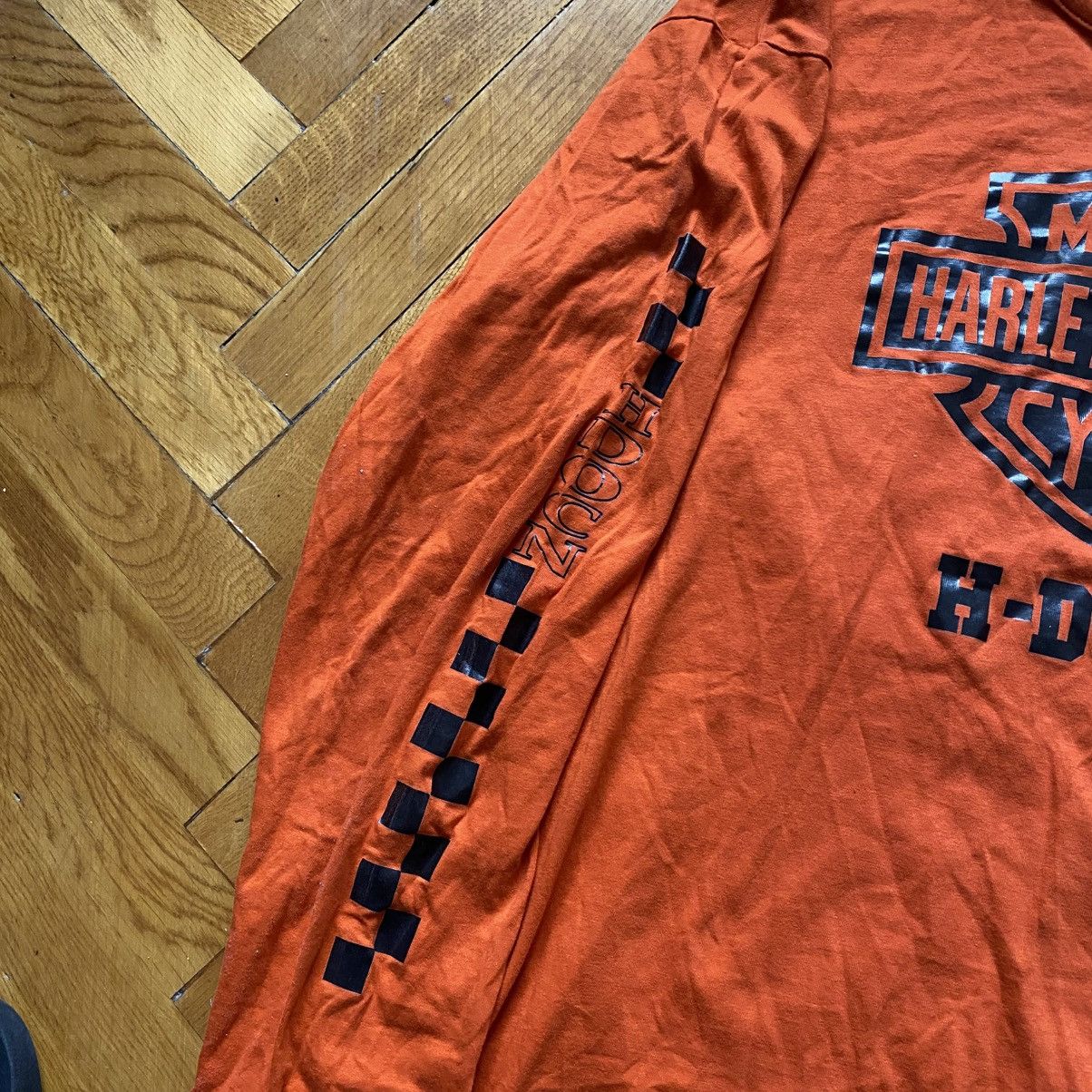 Harley Davidson VINTAGE HARLEY DAVIDSON NORWAY CLUB LONG SLEEVE Size US XL / EU 56 / 4 - 4 Thumbnail