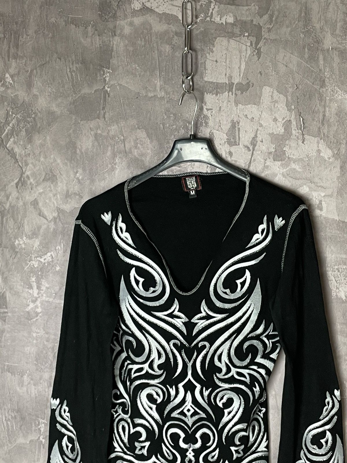 Vintage Y2K Vintage Japanese Style Tribal Flared Sleeves Long Sleeve Size M / US 6-8 / IT 42-44 - 2 Thumbnail