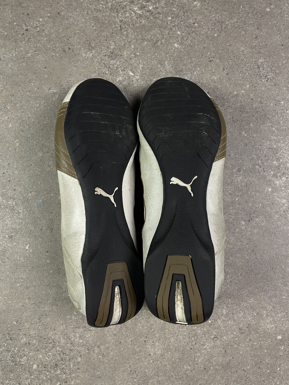 Puma × Vintage Vintage Y2K Puma Leather Big Logo Sneakers Size US 7.5 / EU 40-41 - 7 Thumbnail