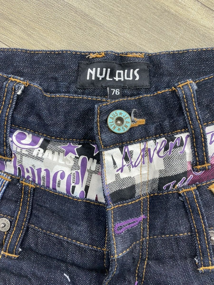 If Six Was Nine 2000s Nylaus Double Waist Multipocket Punk Lgb Style Jeans Size US 28 / EU 44 - 13 Thumbnail