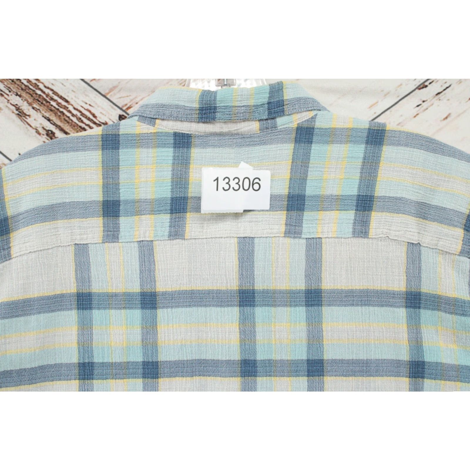 Patagonia Patagonia Yarn-Dye Shirt Mens Large Blue Plaid Button-Up Organic Cotton Preppy Shirt Size US L / EU 52-54 / 3 - 8 Thumbnail