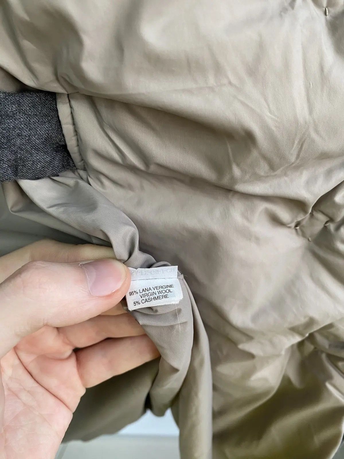 Brunello Cucinelli × Designer × Vintage Vintage Brunello Cucinelli women’s Cashmere Luxury Gray Coat Size M / US 6-8 / IT 42-44 - 10 Thumbnail