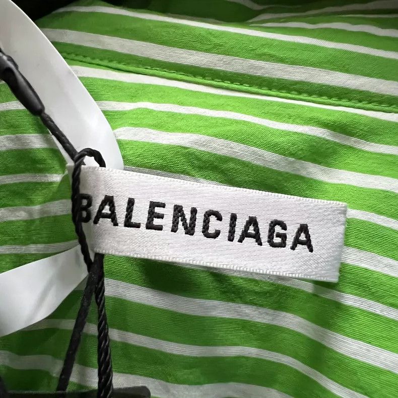 Balenciaga Balenciaga size 34 Blue-Green True Two-Piece Shirt Size S / US 4 / IT 40 - 3 Thumbnail