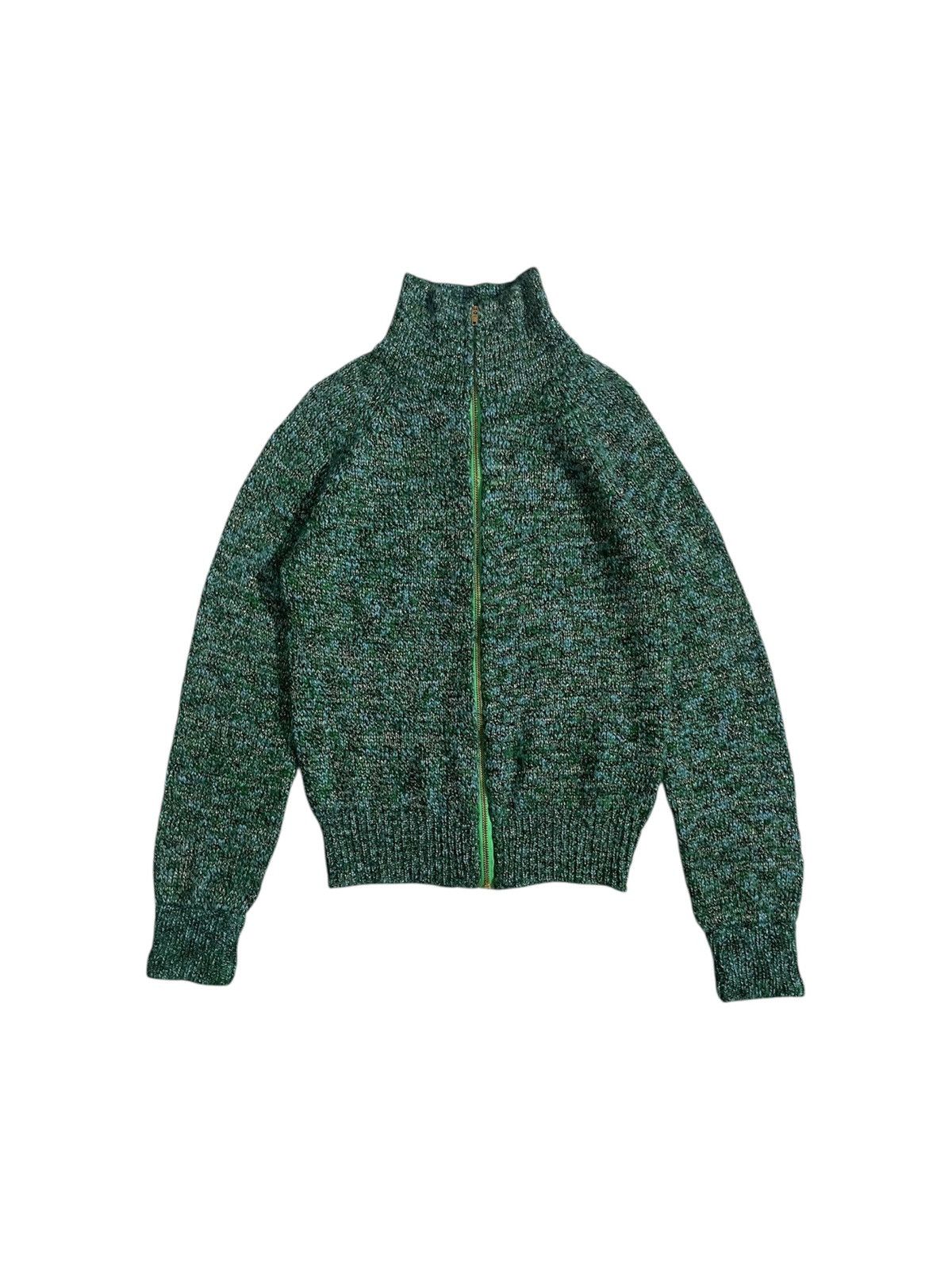 Zucca Spectro Dragon Zip Knit Jacket