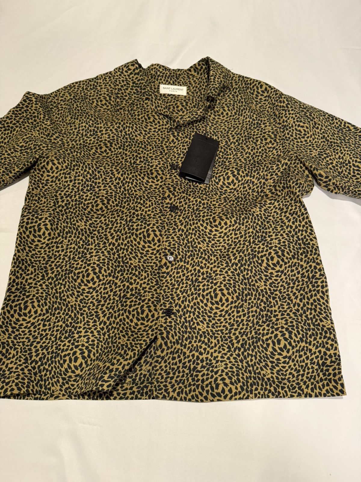 Saint Laurent Paris Saint Laurent men leopard print shirt. M. $890 Size US M / EU 48-50 / 2 - 2 Thumbnail