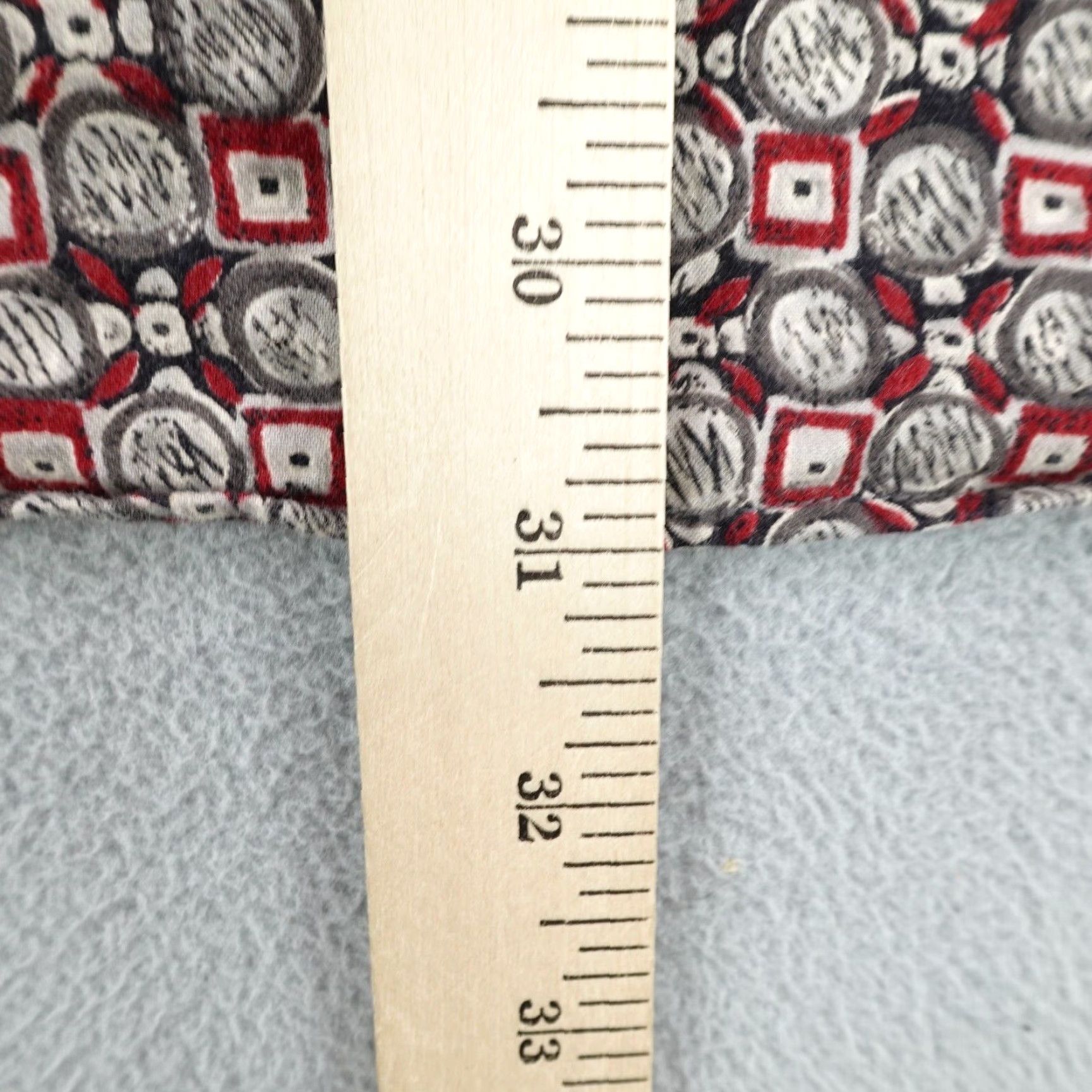 Neiman Marcus VINTAGE Neiman Marcus Shirt Men Medium Red Gray Block Print Button Up Made USA Size US M / EU 48-50 / 2 - 7 Thumbnail
