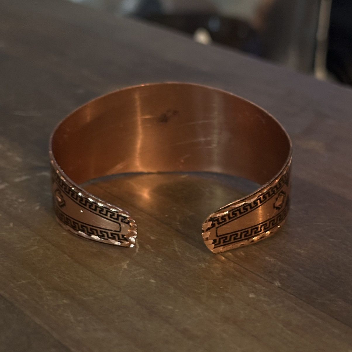 Vintage Vintage copper tribal cuff bracelet Size ONE SIZE - 5 Thumbnail