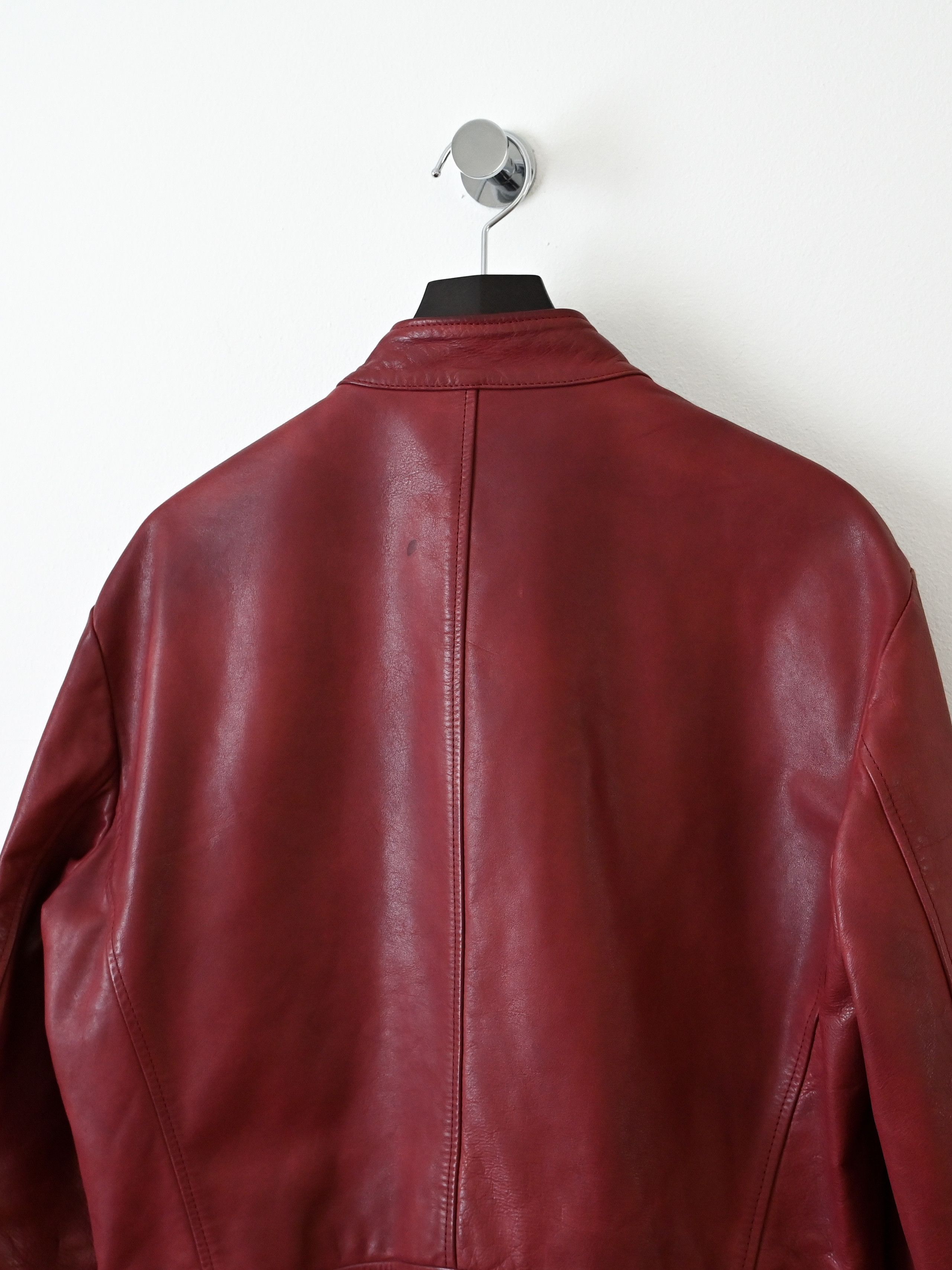 Maison Margiela 5 Zip Leather Moto Jacket Size US M / EU 48-50 / 2 - 10 Thumbnail