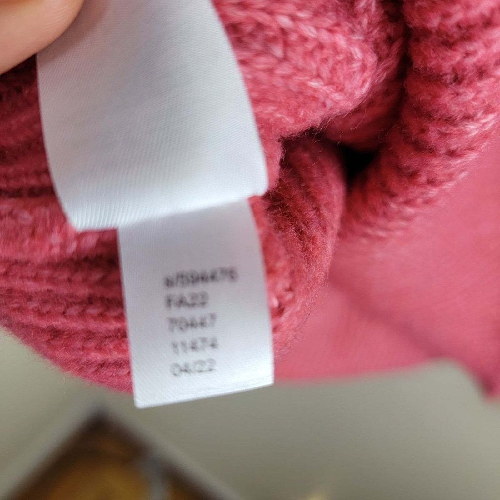 Ann Taylor Ann Taylor Womens Cuffed Mock Neck Knitted Sweater Size S / US 4 / IT 40 - 6 Thumbnail