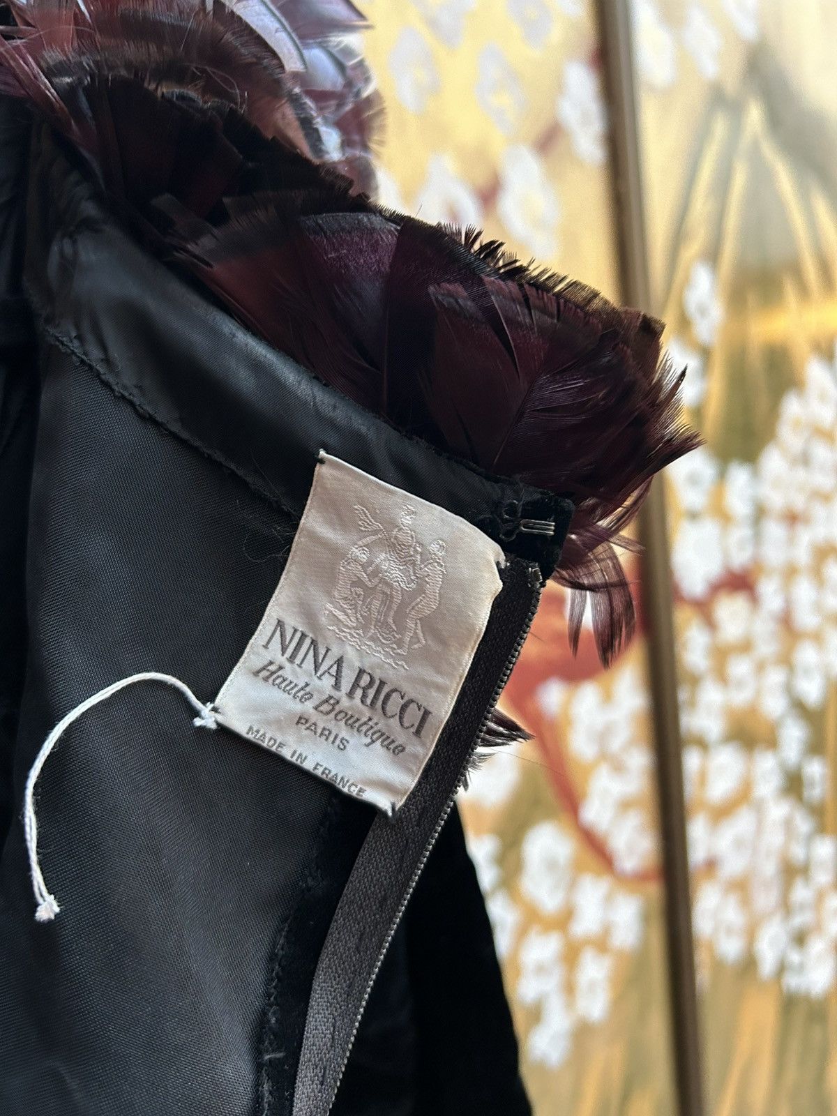 Nina Ricci Vintage Nina Ricci Haute Boutique Velvet Silk Maxi Dress Size XS / US 0-2 / IT 36-38 - 8 Thumbnail