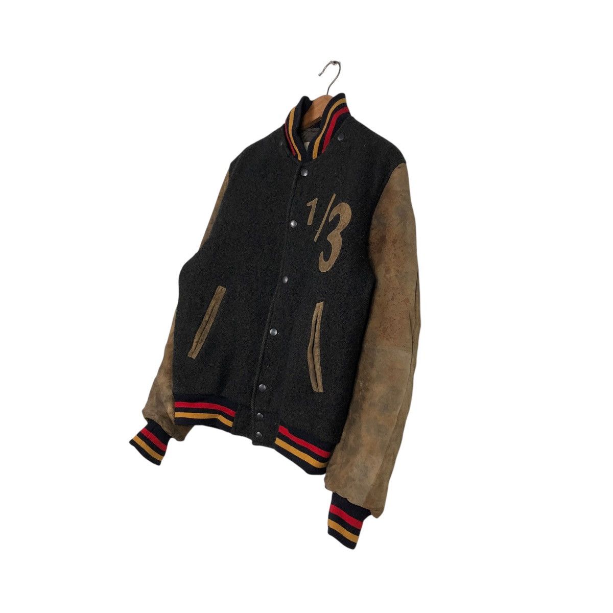 Vintage 🔥VINTAGE VARSITY JACKET LEATHER BCM MADE IN JAPAN Size US M / EU 48-50 / 2 - 4 Thumbnail