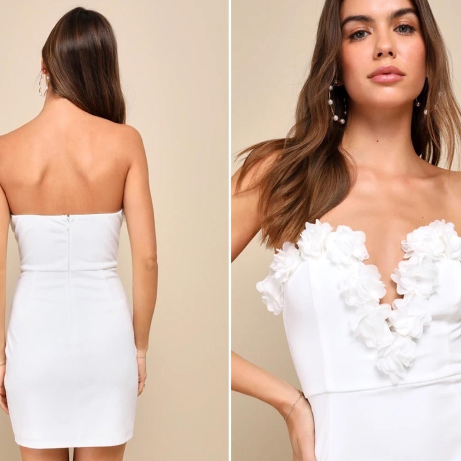Lulus LULUS Elegant Bridal Bachelorette Engagement Sexy Mini Size XS / US 0-2 / IT 36-38 - 3 Thumbnail