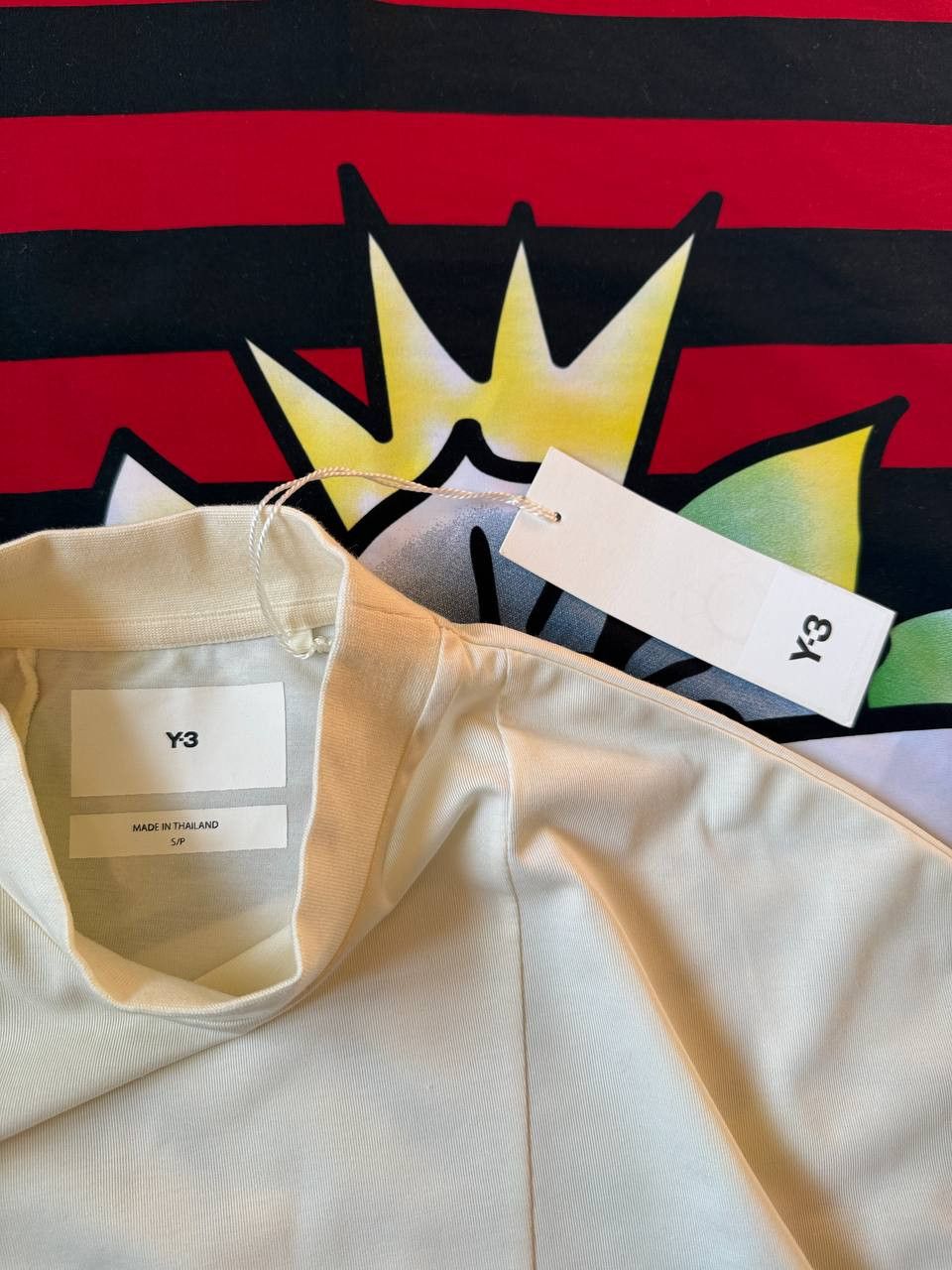 Y-3 Yohji Yamamoto x Adidas Y-3 longsleeve in warm white Size S Size US S / EU 44-46 / 1 - 5 Thumbnail