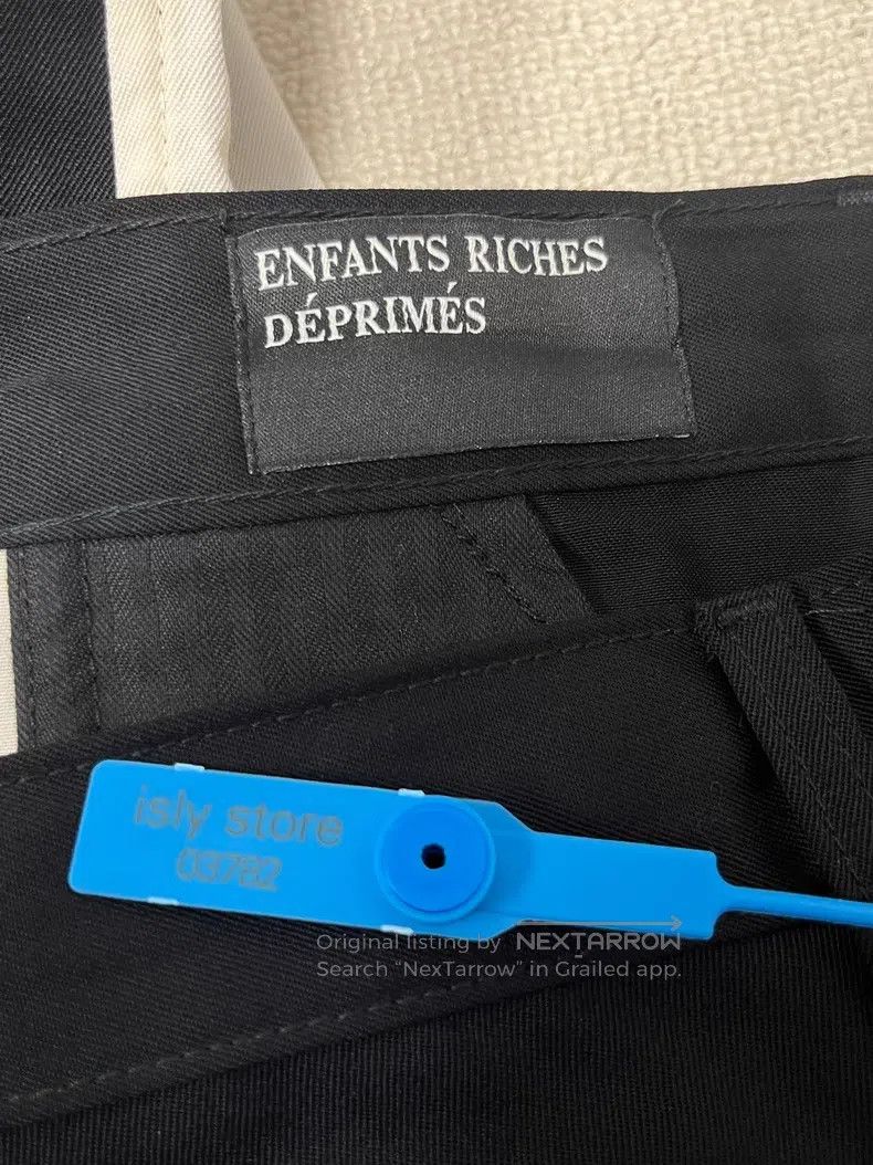 Enfants Riches Deprimes Enfants Riches Deprimes Striped, Slogan, Slim Flare, Long Size US 32 / EU 48 - 5 Thumbnail