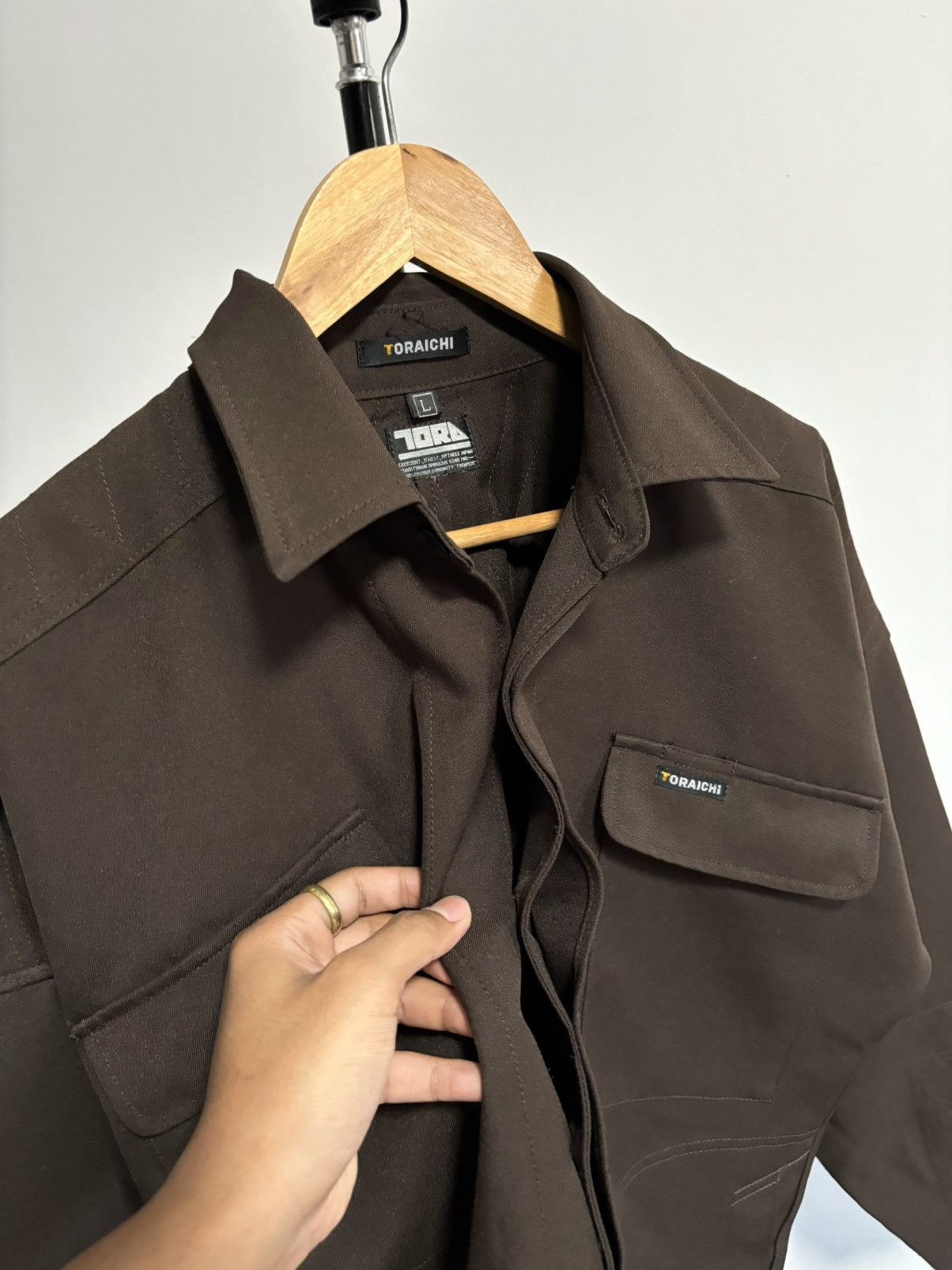 If Six Was Nine Workwear TORAICHI Button Up Shirt long Sleeve Size US L / EU 52-54 / 3 - 14 Thumbnail