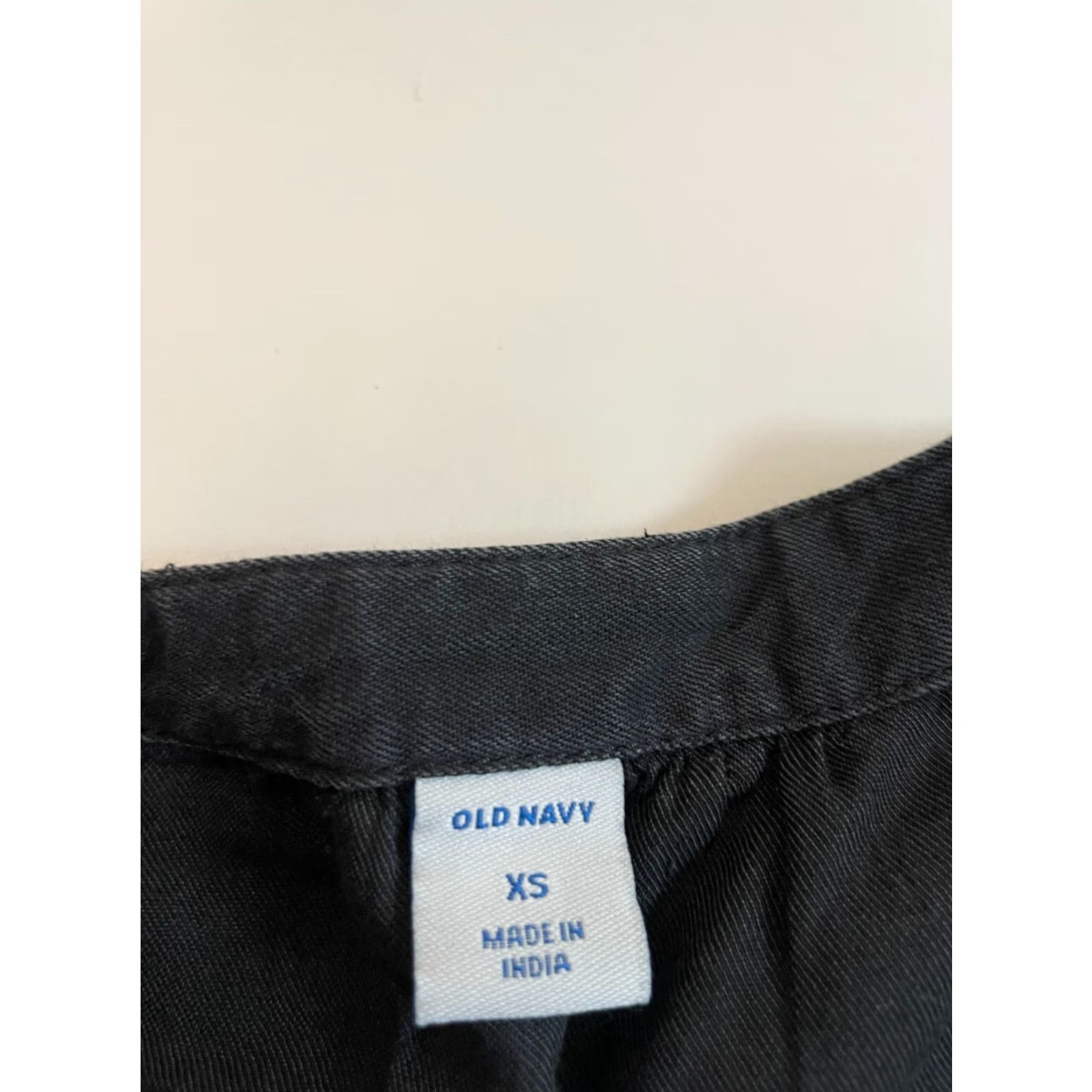 Old Navy Old Navy Dress Women's XS Black Chambray Button Up Long Sleeve Knee Length NWT Size XS / US 0-2 / IT 36-38 - 6 Thumbnail