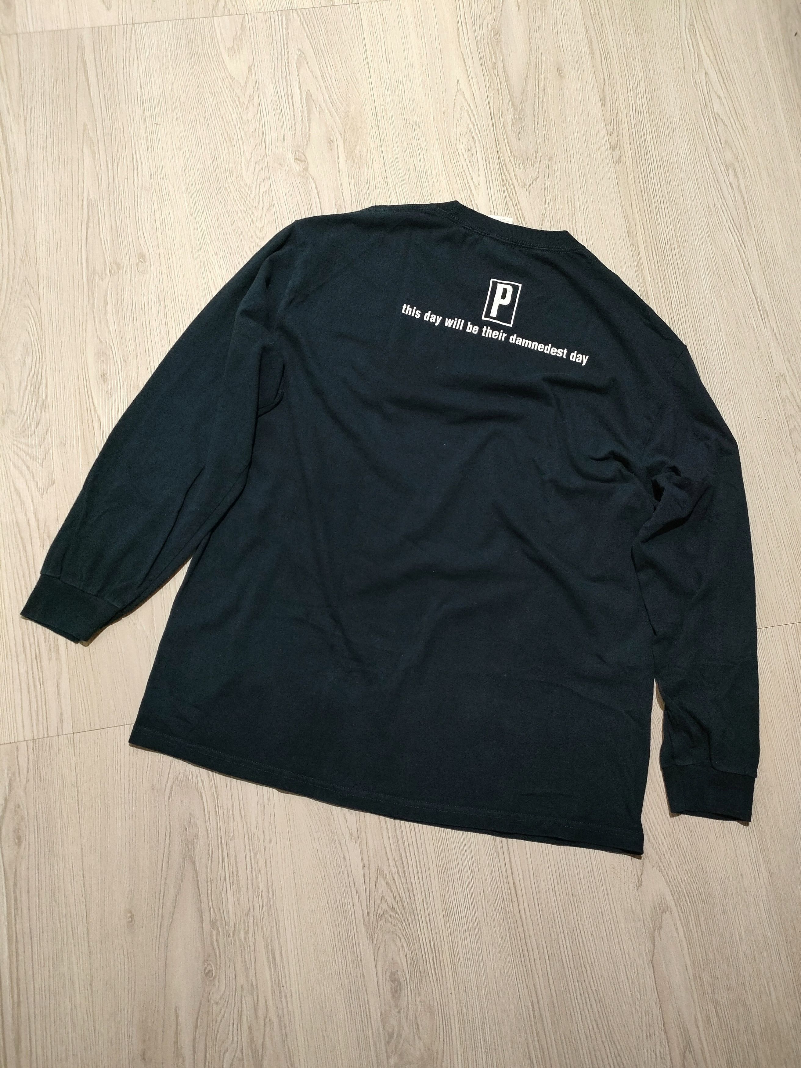 Early 00s PORTISHEAD Vintage Long Sleeve Tee (Blue Black)