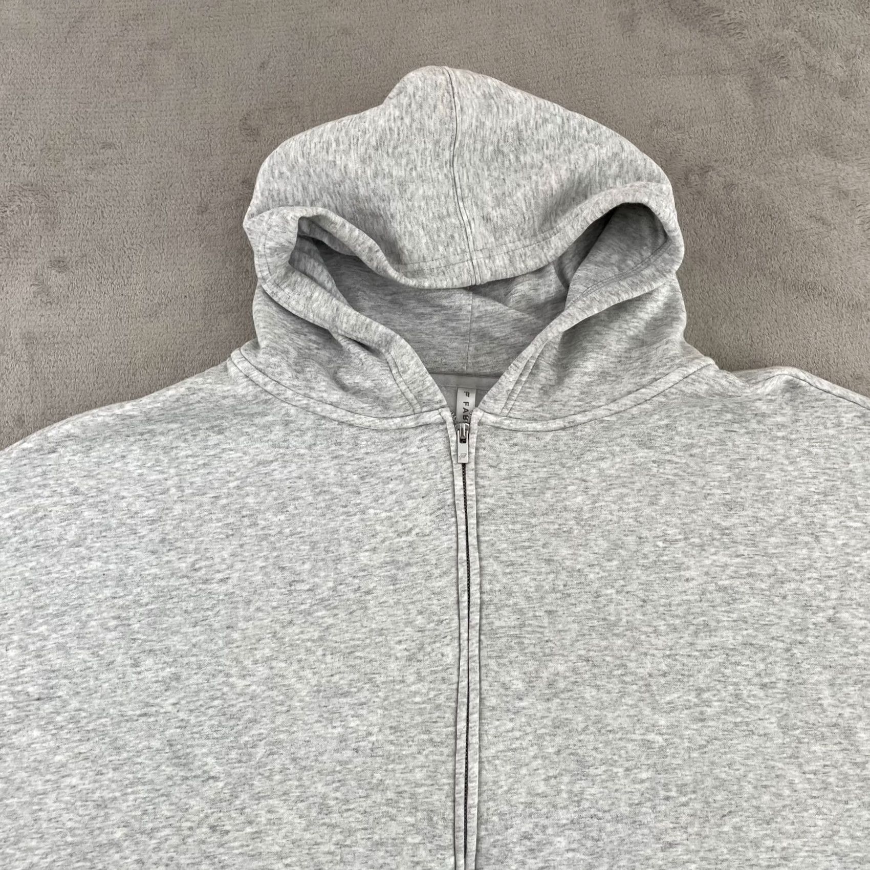 Fabletics Fabletics Grey Heather Hoodie Women 4X Full Zip Long Sleeve Athleisure Active Size XXL / US 16-18 / IT 52-54 - 3 Thumbnail